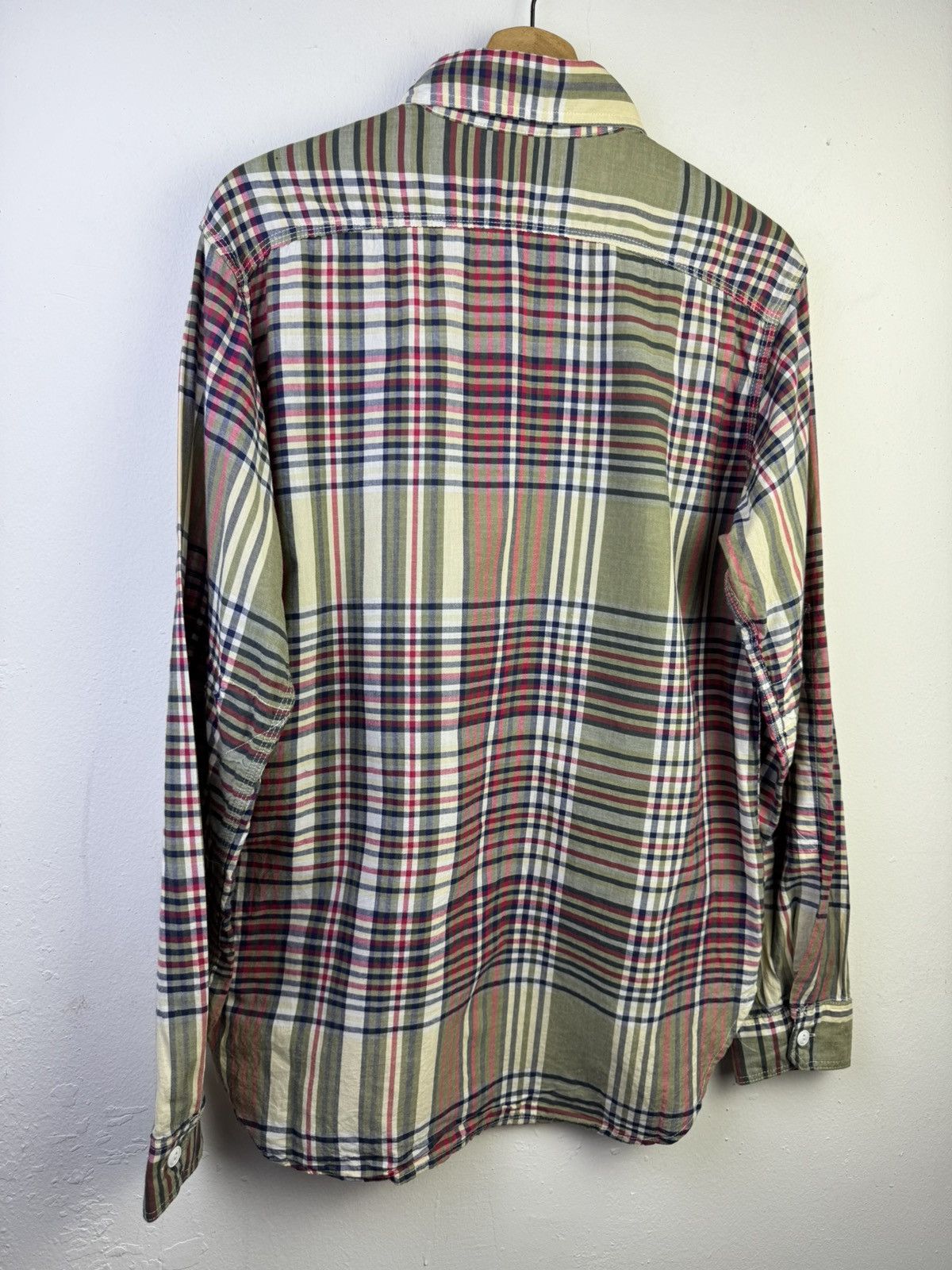 Engineered Garments Engineered Garments Madras Cotton patchwork work shirt Size US S / EU 44-46 / 1 - 7 Thumbnail