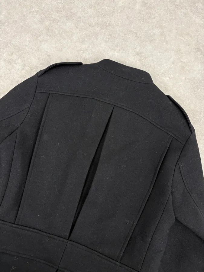 Gucci FW2003 Gucci Black Asymmetrical Buttoned Officer Classy Wool Jacket Size US S / EU 44-46 / 1 - 6 Thumbnail