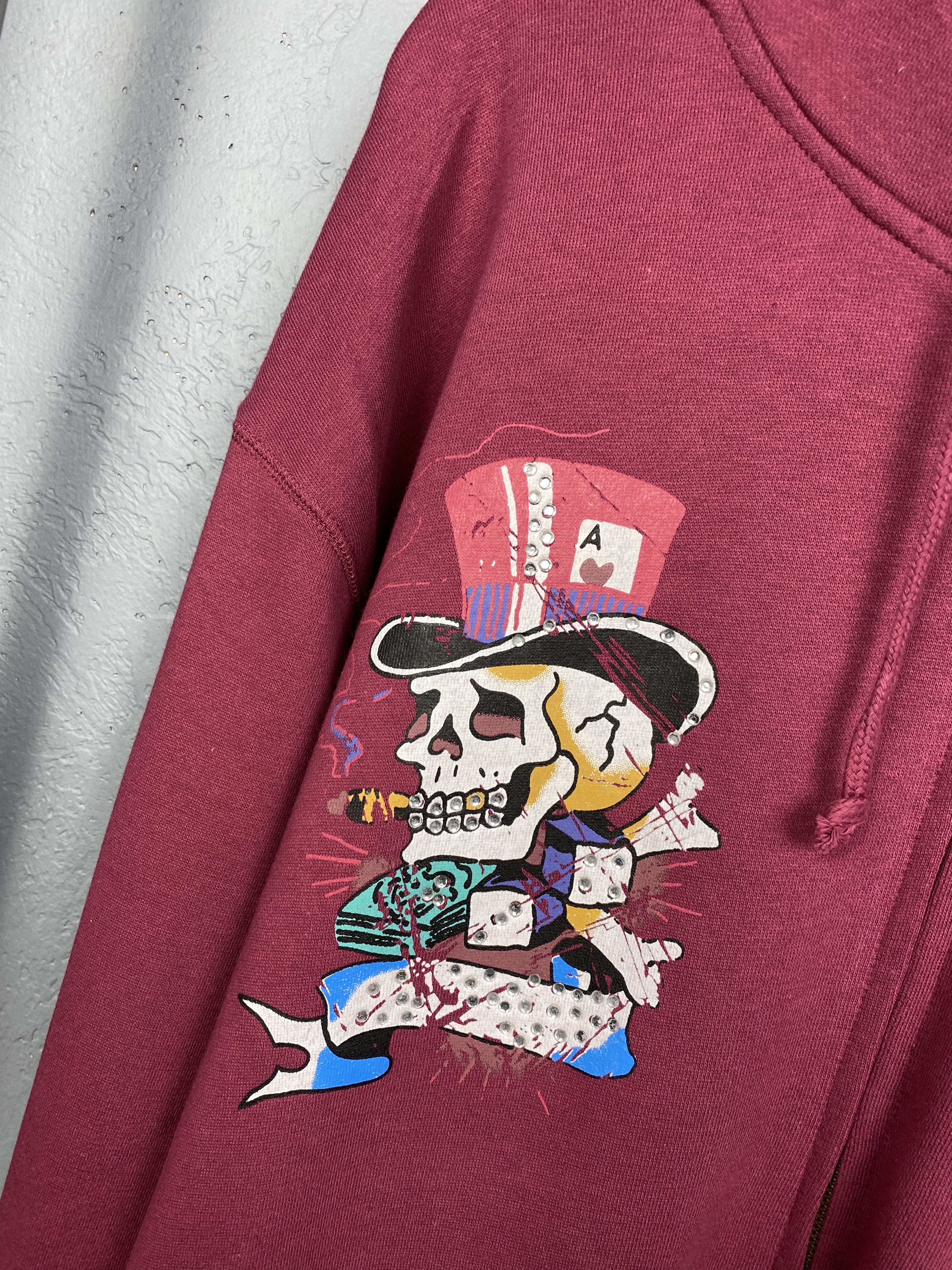 Christian Audigier Ed Hardy by Christian Audigier Oversized Hoodie Y2K Size US XXL / EU 58 / 5 - 6 Thumbnail