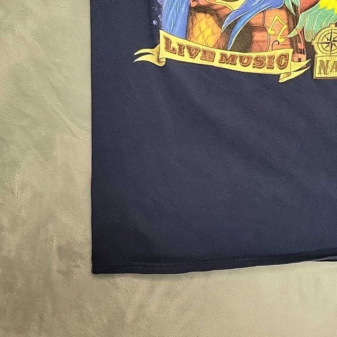 Vintage Margaritaville Shirt Mens M Blue Jimmy Buffett Konky Tonkin' Broadway Nashville T-Shirt Crew Neck Short Sleeve Graphic Print Cotton Jersey Men M Blue Size US M / EU 48-50 / 2 - 7 Thumbnail