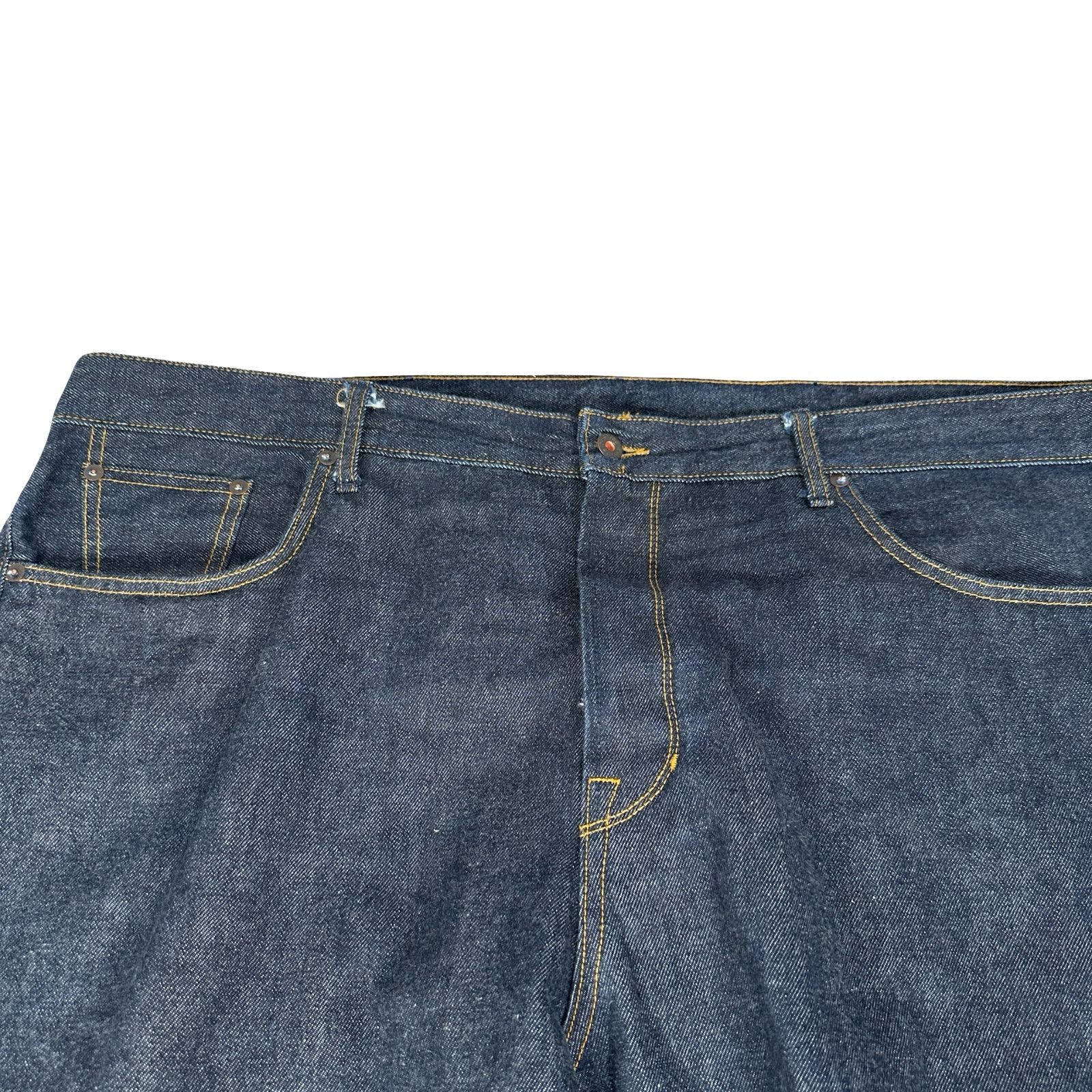 Railcar Fine Goods Railcar Fine Goods Jeans Mens 46x30 Selvedge Blue Denim Dark Size US 44 / EU 60 - 4 Thumbnail