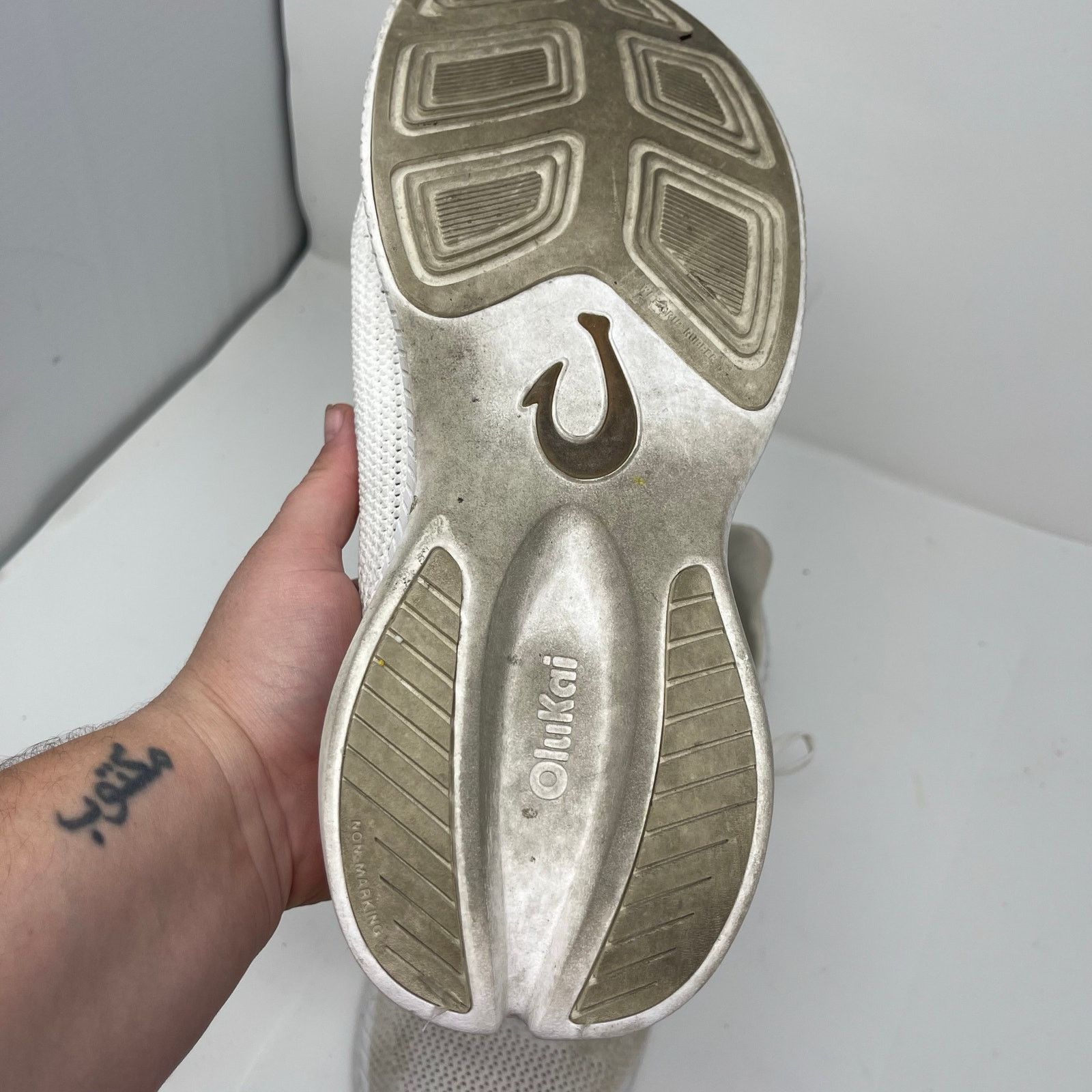 Olukai Olukai Island Hopper Men’s Travel-Ready Sneakers in white Size US 10 / EU 43 - 9 Thumbnail