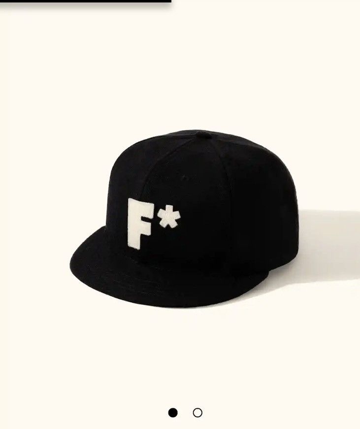 golf le fleur F hat ニューエラ　サイズ 7　ブラック　即完品 Golf le Fleur x New Era Striped F* 59FIFTY Fitted Hat - Size