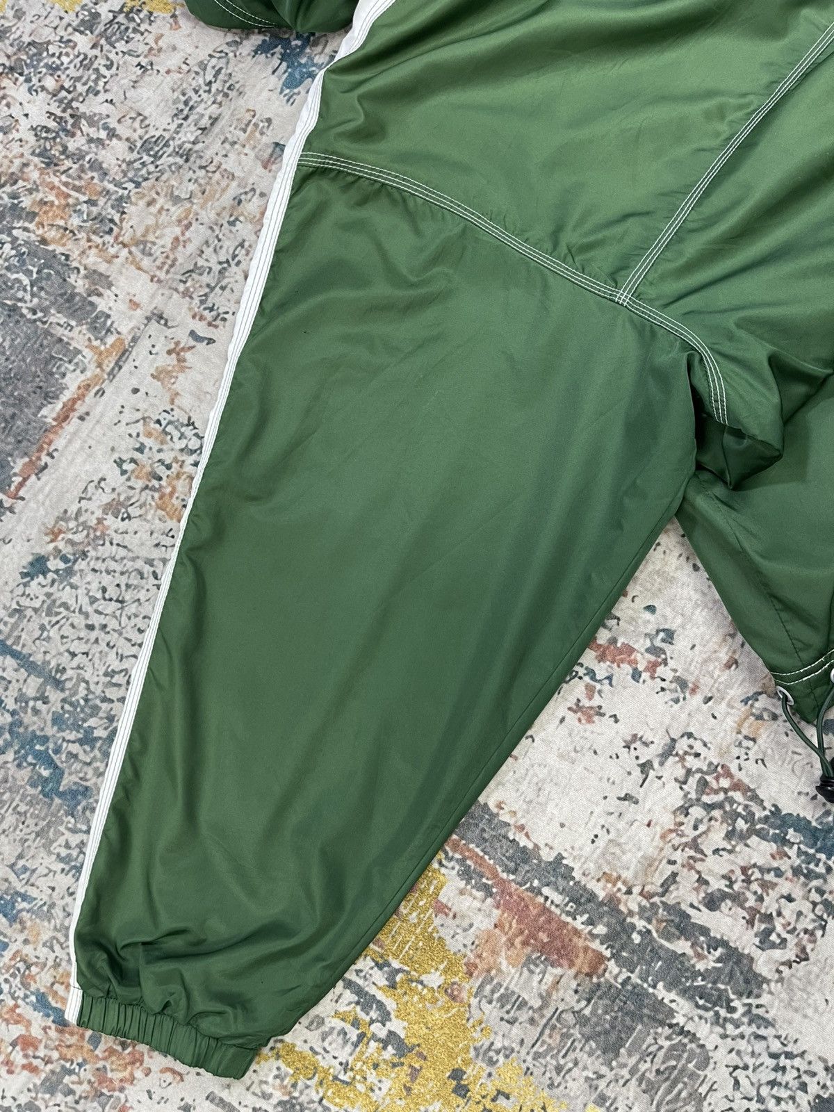 Nike Vtg 90s Nike Half Zipper Swoosh Hooded Windbreakers Size US XL / EU 56 / 4 - 3 Thumbnail