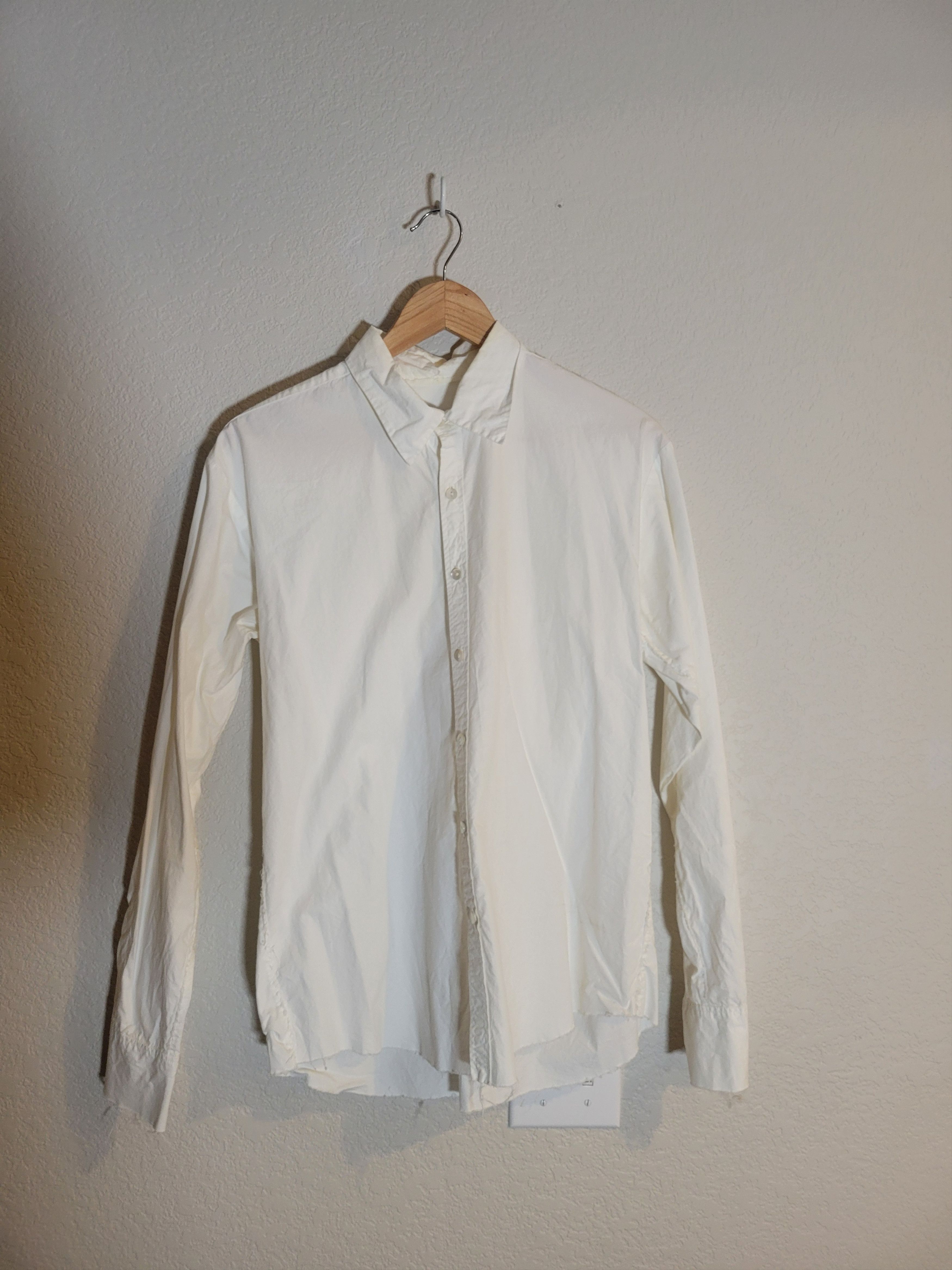 Elena Dawson Elena Dawson Raw Hem Button Down | Grailed