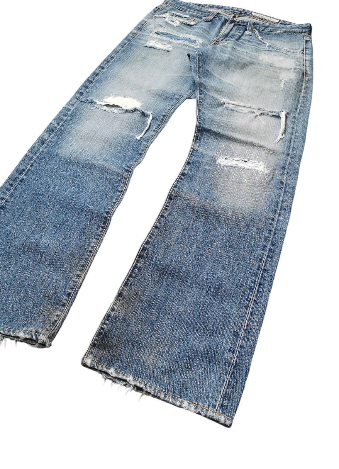 AG Adriano Goldschmied Ag Adriano Goldschmied Patches Patchwork Style Undercover Size US 32 / EU 48 - 6 Thumbnail