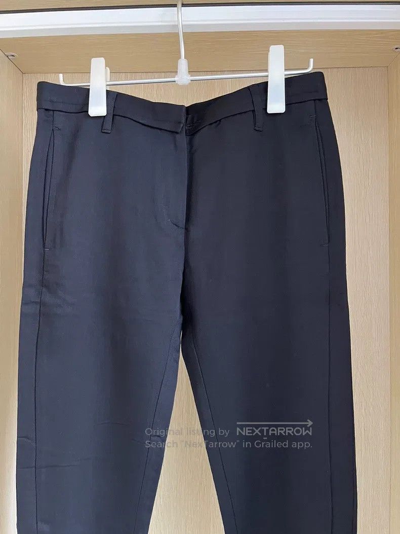 Ann Demeulemeester Ann Demeulemeester Black Wool Mix Crop Trousers Size 25" / US 0 / IT 36 - 3 Thumbnail