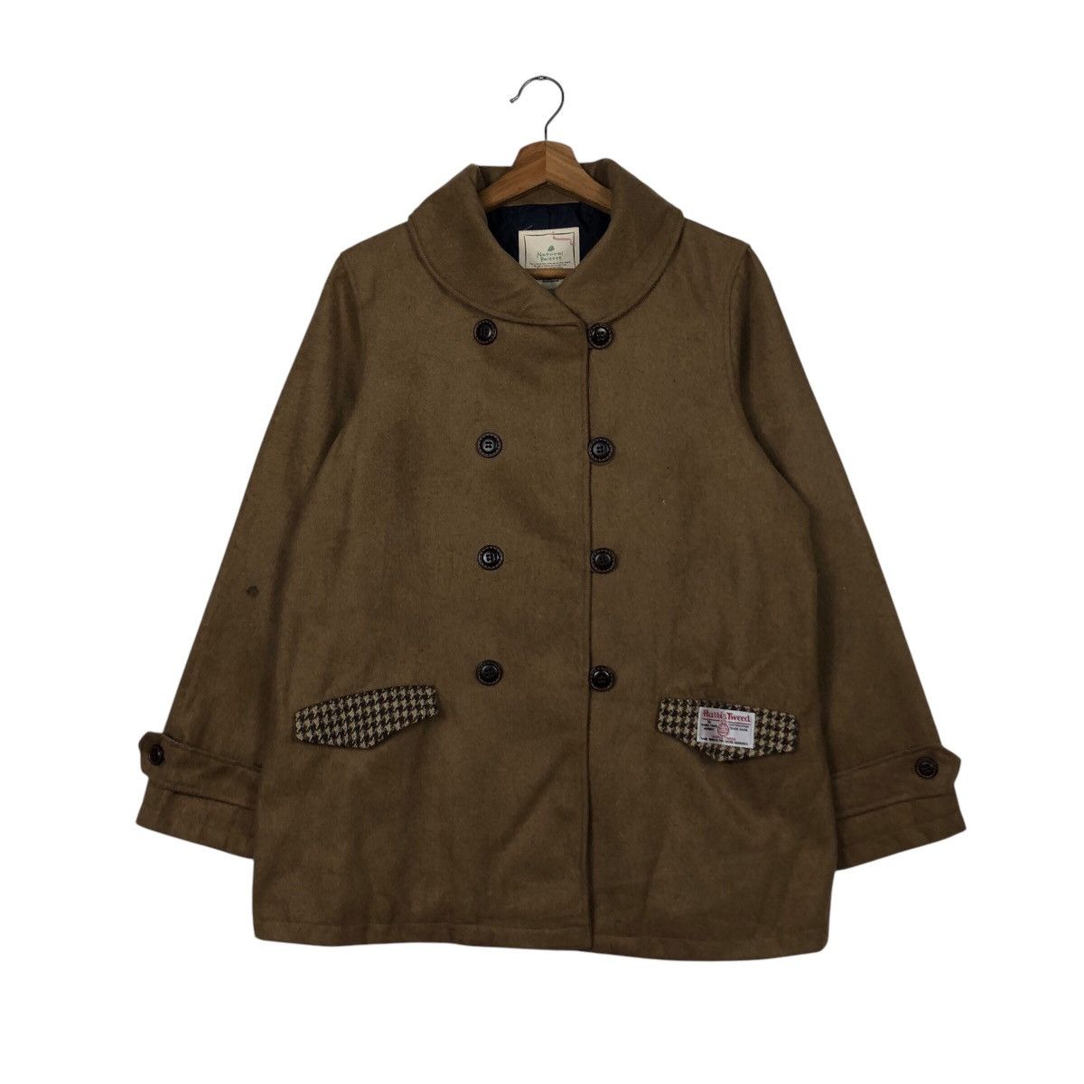 Harris Tweed 📌Vintage Wool Jacket Harris Tweed Rich Brown Size US L / EU 52-54 / 3 - 2 Thumbnail