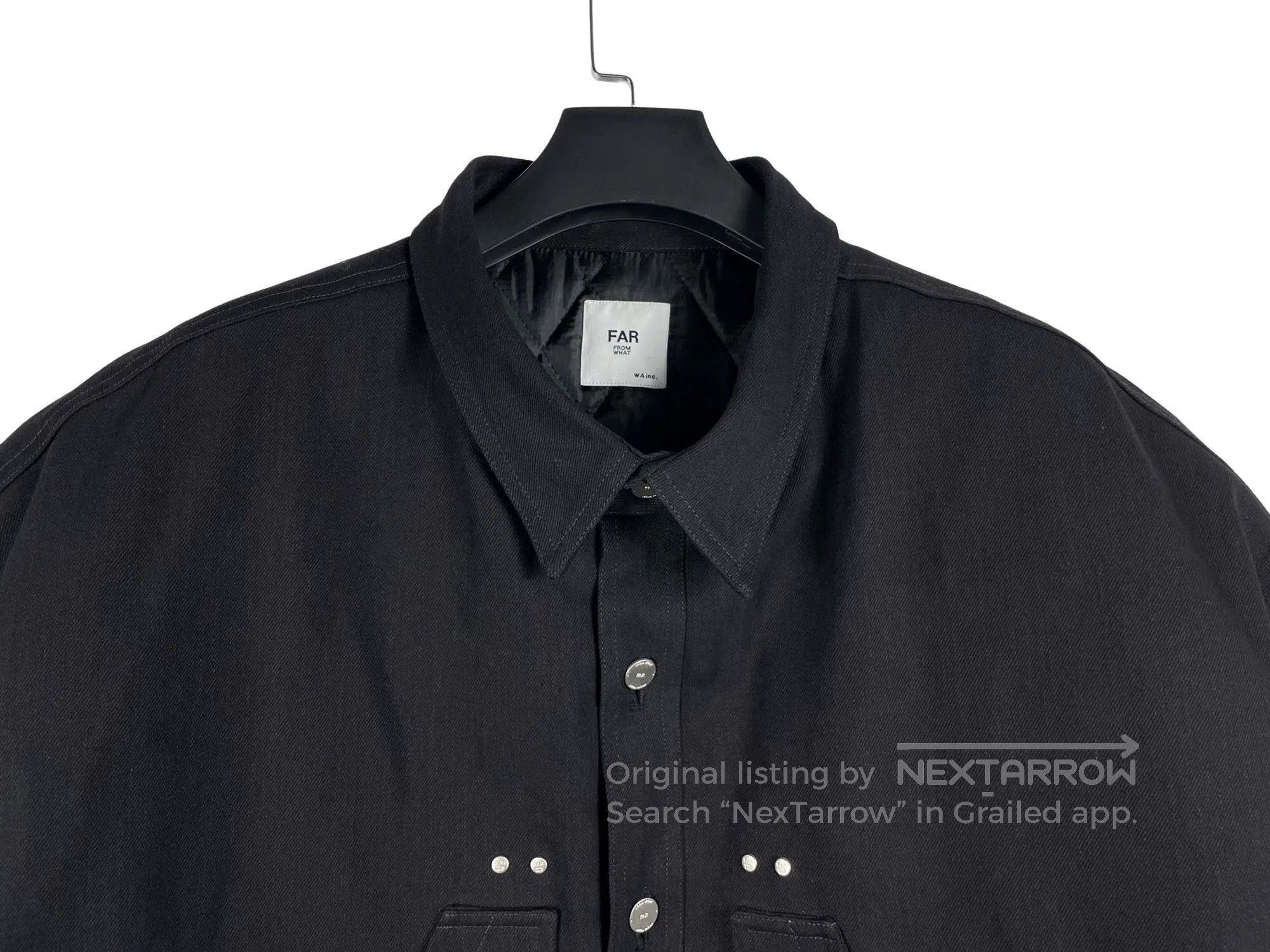 Other Far Archive Padded Denim Jacket with Silhouette Shape Size US M / EU 48-50 / 2 - 3 Thumbnail
