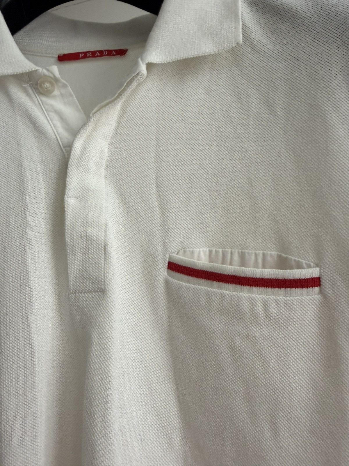Prada Prada Red Tab Polo Size US S / EU 44-46 / 1 - 5 Thumbnail
