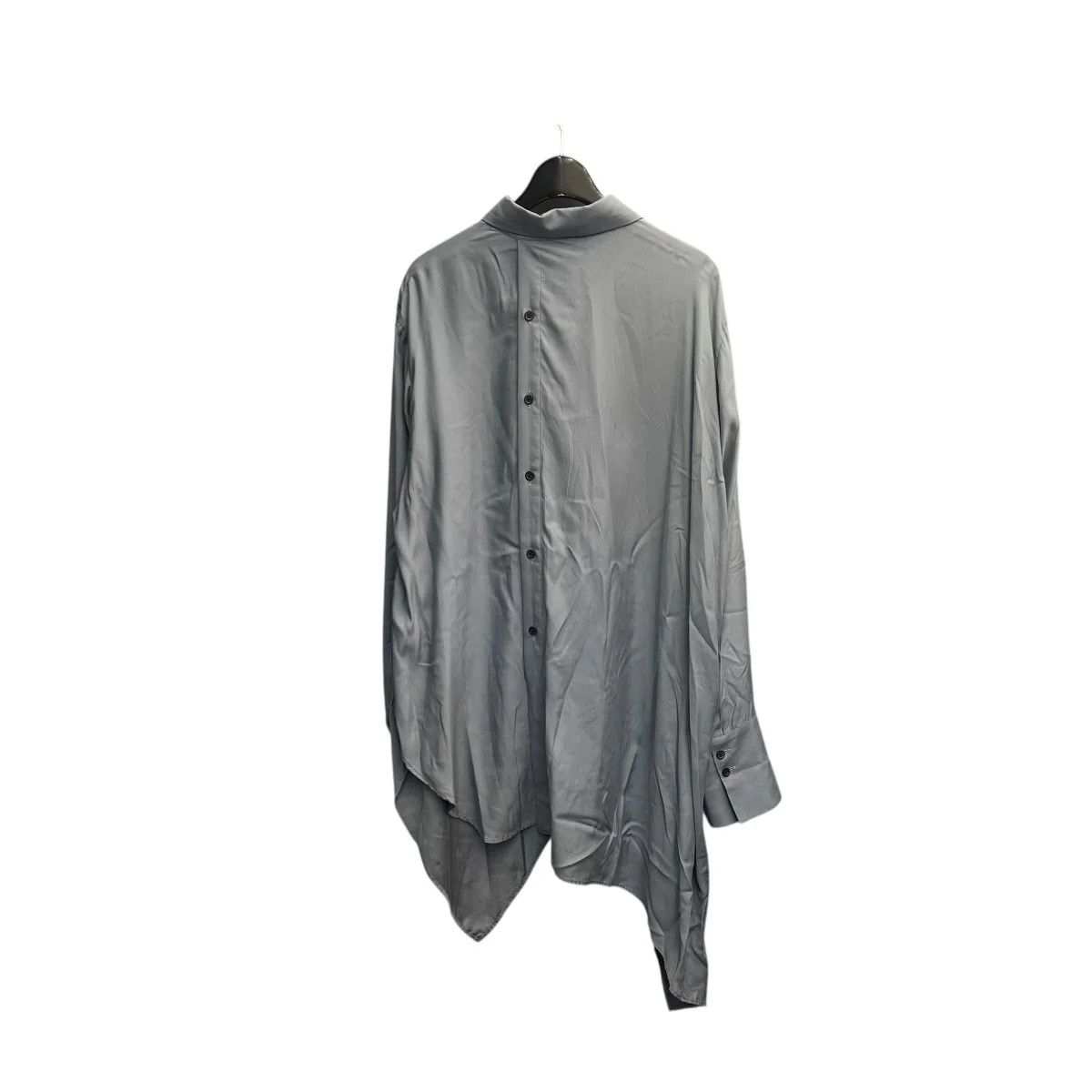 Yohji Yamamoto REGULATION Yohji Yamamoto UNBALANCE DRAPED BLOUSE Size US M / EU 48-50 / 2 - 2 Thumbnail