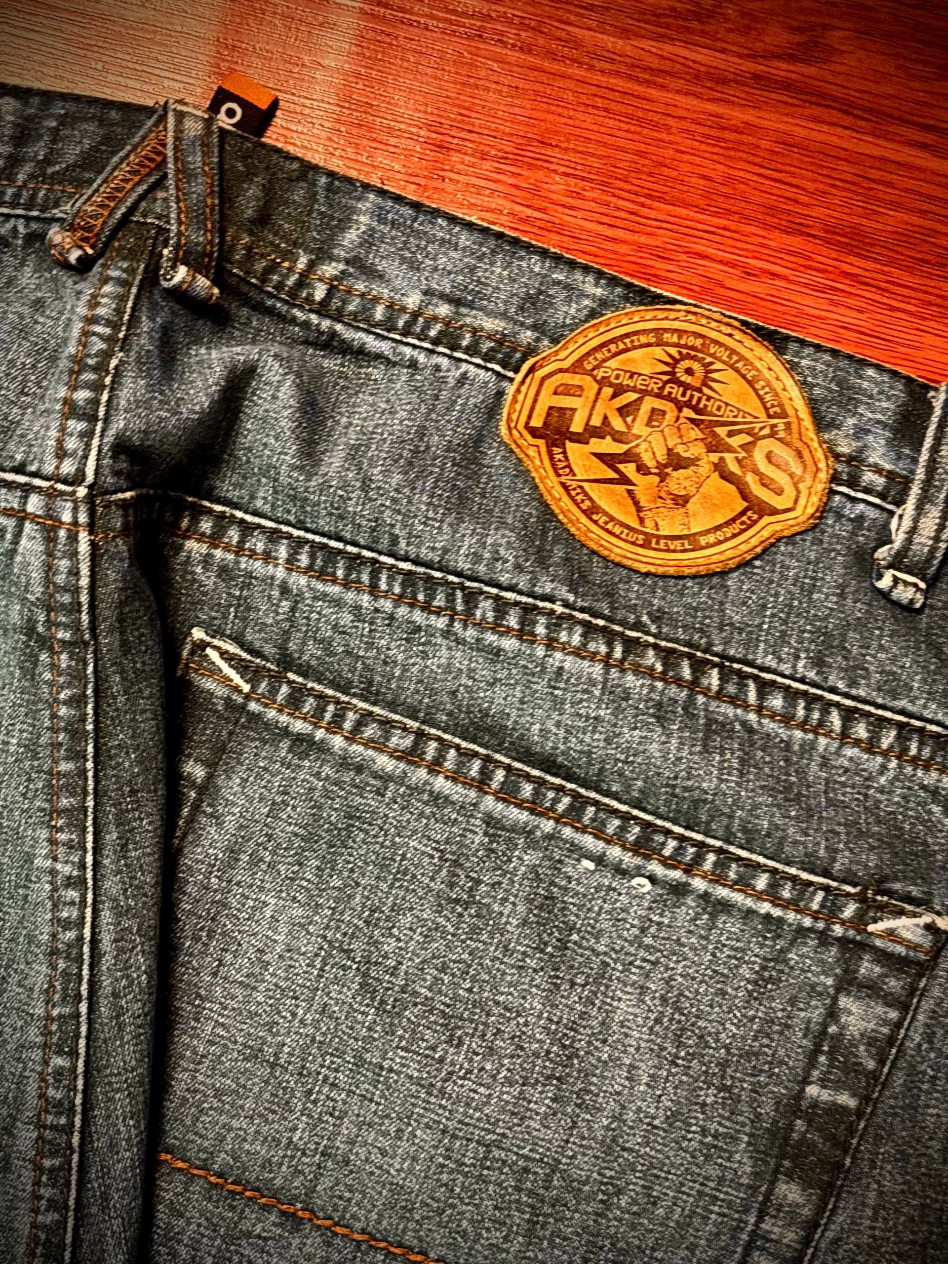 Akademiks Vintage Y2K Akademiks Jeans Green Faded Rare Wash Denim Pant Size US 42 / EU 58 - 5 Thumbnail