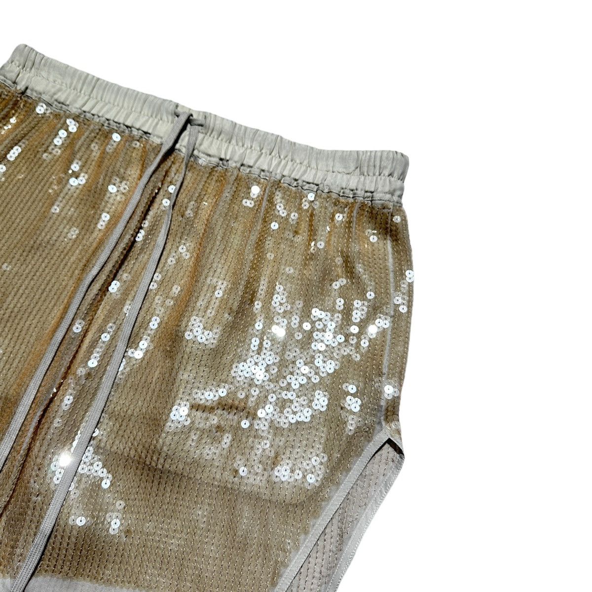 Rick Owens × Rick Owens Drkshdw $2,500 SS23 Edfu sequin shorts Size US 32 / EU 48 - 3 Thumbnail