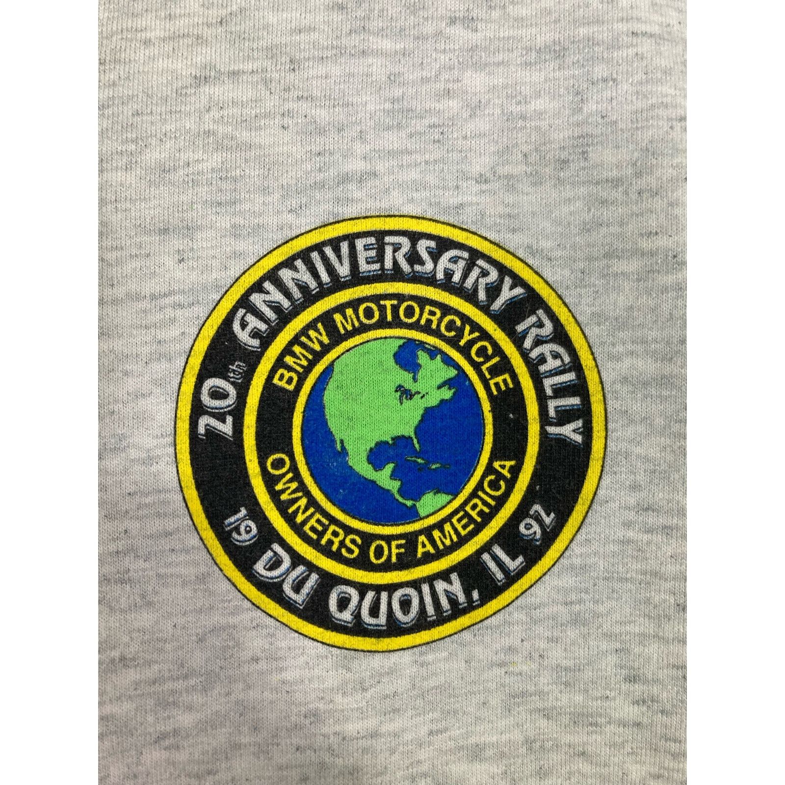 Vintage Vintage BMW Motorcycle Anniversary Rally T-Shirt L 1992 Size US L / EU 52-54 / 3 - 3 Thumbnail