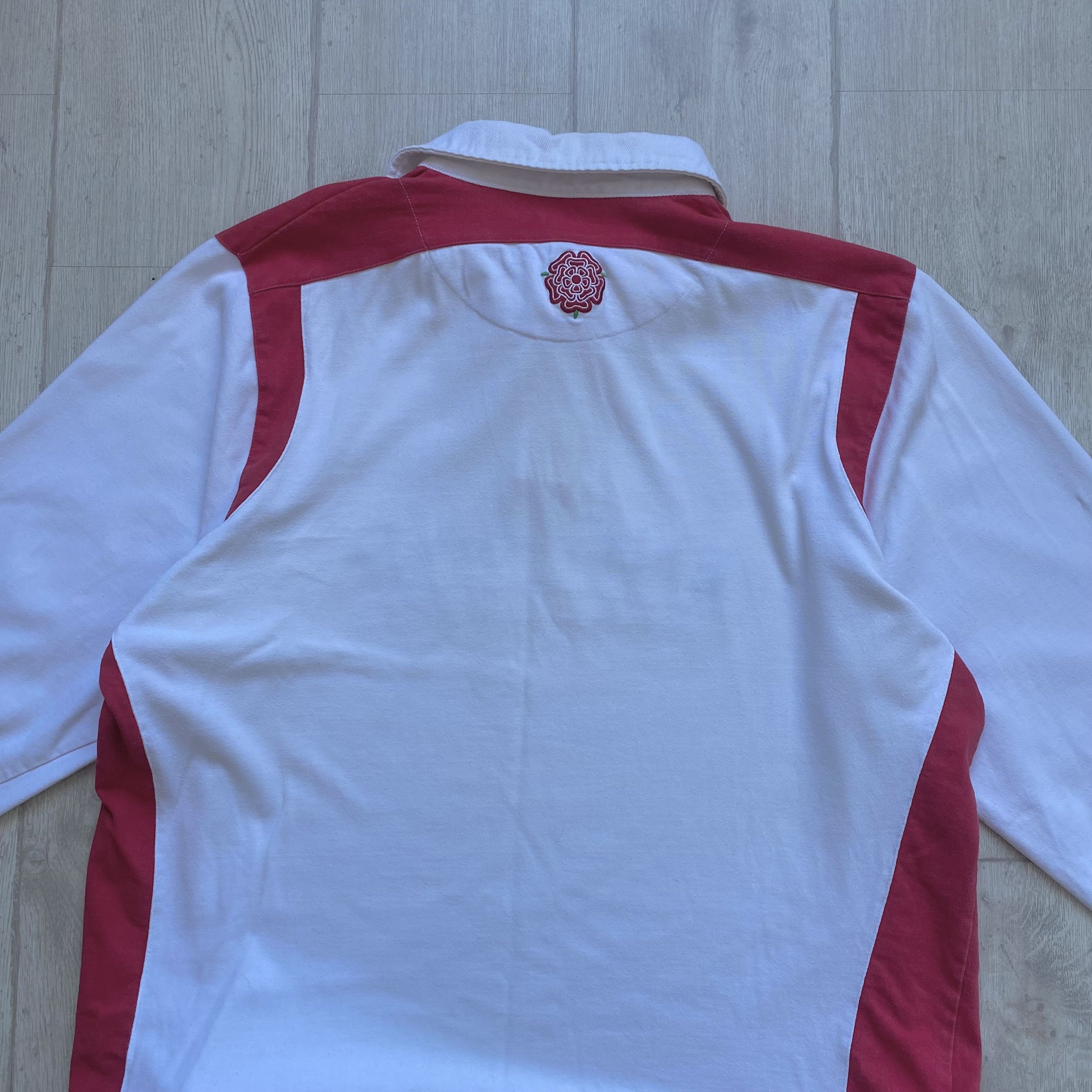 Cotton Traders 🏈 Vintage England Rugby jersey Championship Shirt blockore Size US XL / EU 56 / 4 - 9 Thumbnail