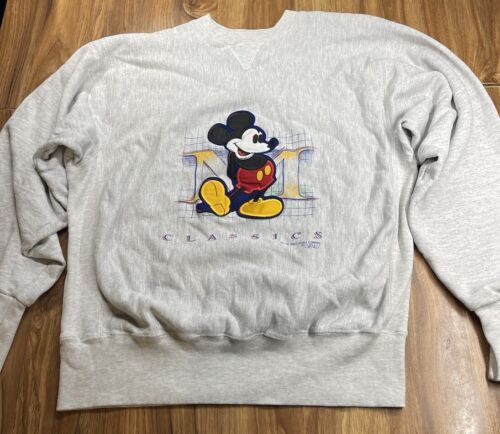 Mickey Mouse Mickey Mouse Sweatshirt Embroidered Classics Vintage Size US L / EU 52-54 / 3 - 1 Thumbnail