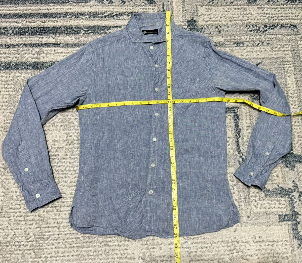 Japanese Brand TORNADO MART Linen Shirt Size US M / EU 48-50 / 2 - 9 Thumbnail