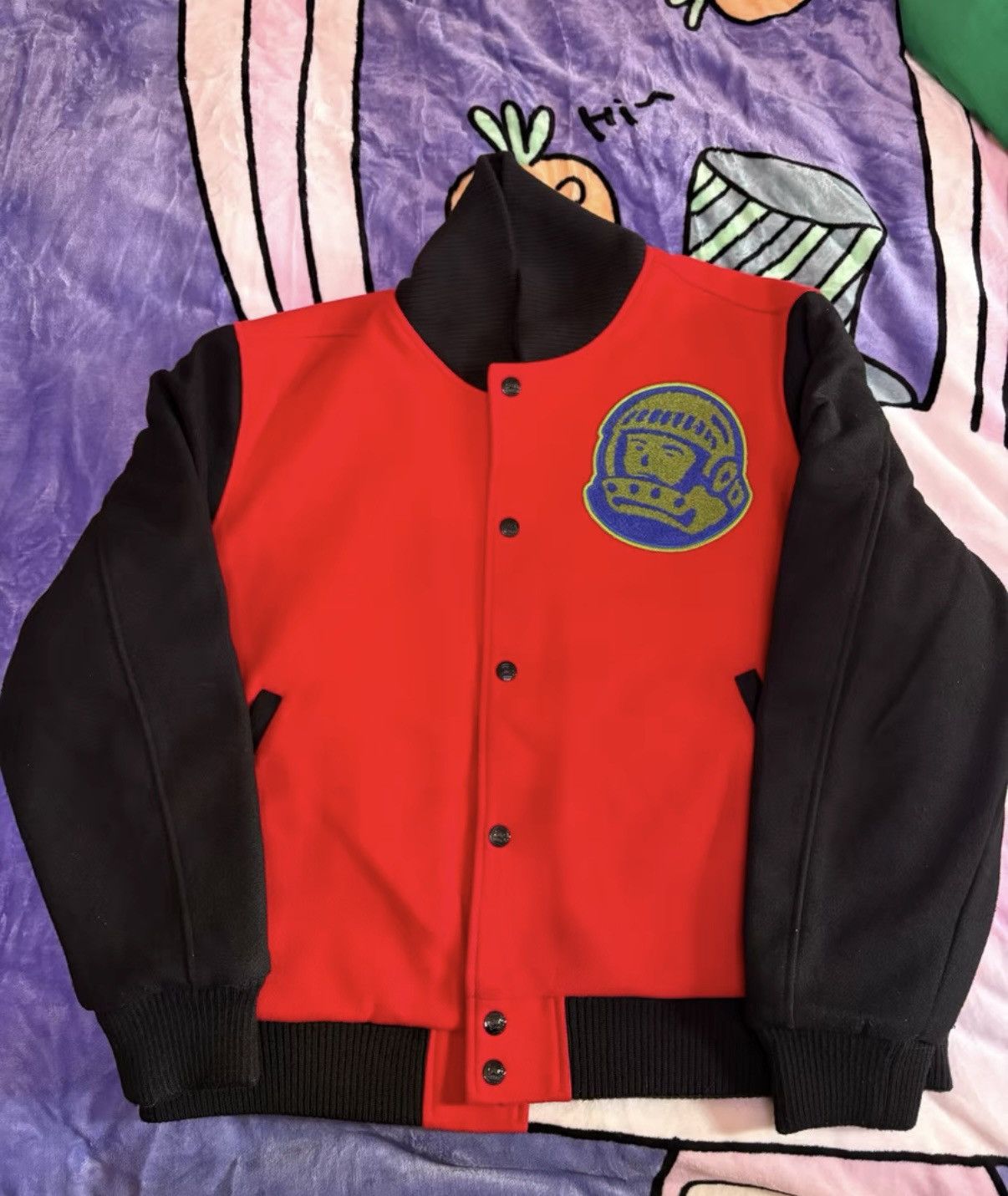 Billionaire Boys Club Billionaire Boys Club Embroidered Baseball Jacket Size US XXL / EU 58 / 5 - 1 Thumbnail