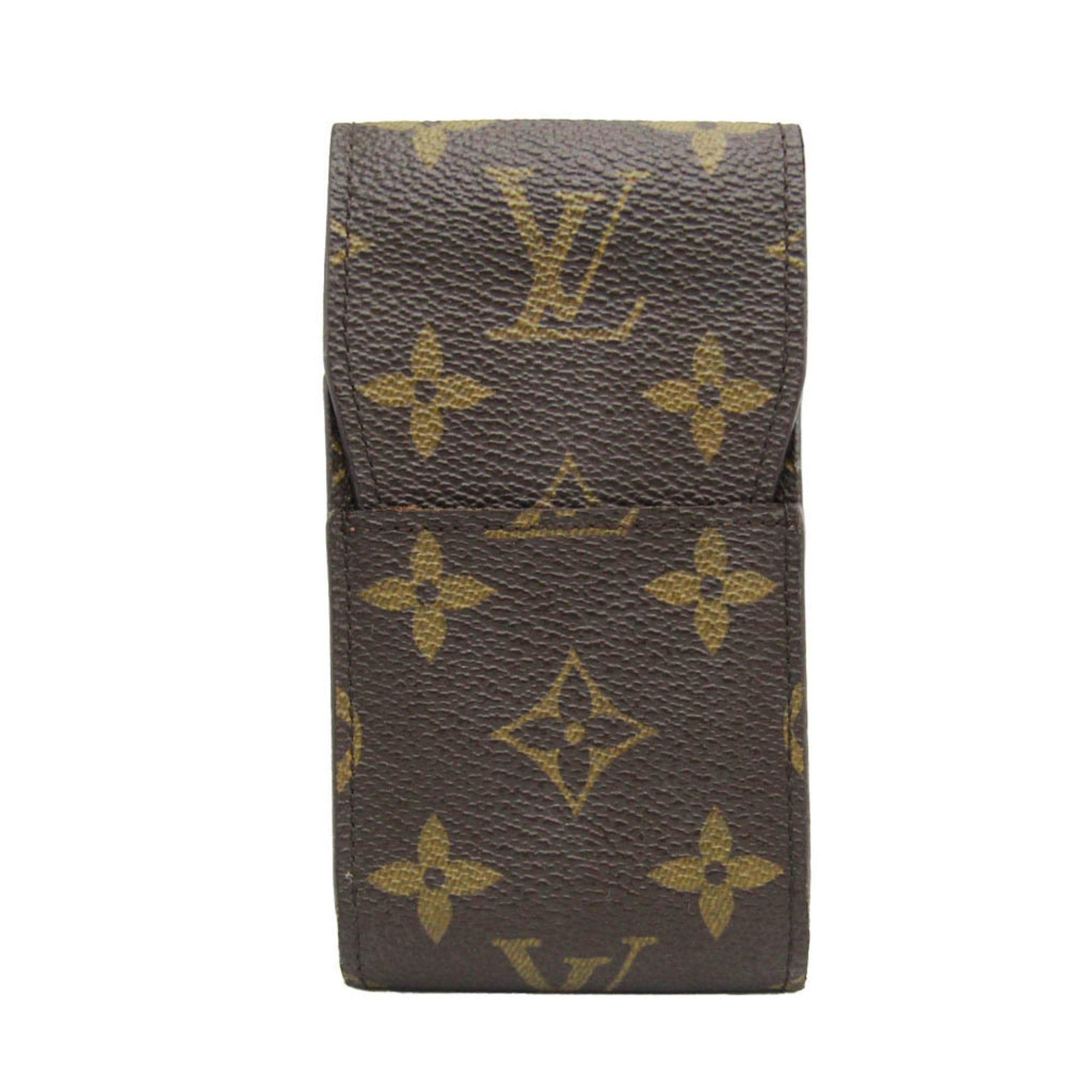 image of Louis Vuitton Monogram Cigarette Case Monogram Monogram Cigarette Case M63024 in Black, Women's