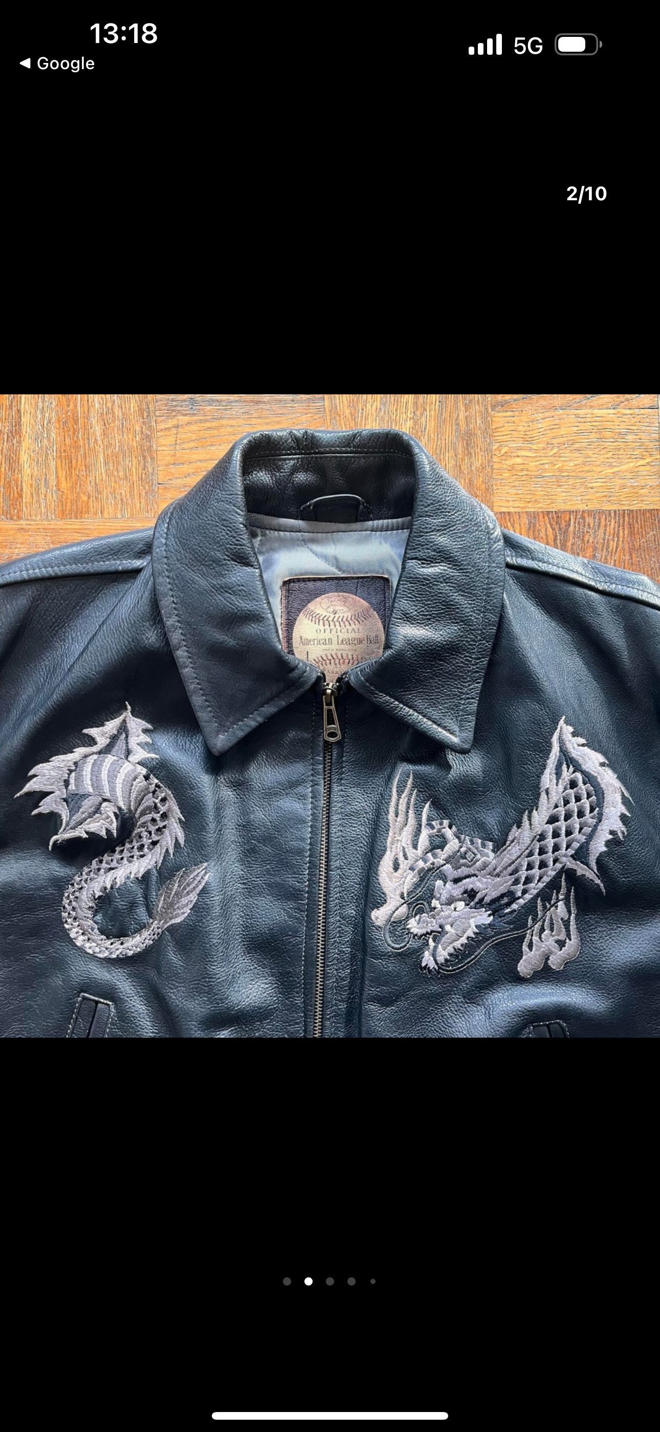 Other Redskins Leather Jacket dragon Size US M / EU 48-50 / 2 - 5 Thumbnail