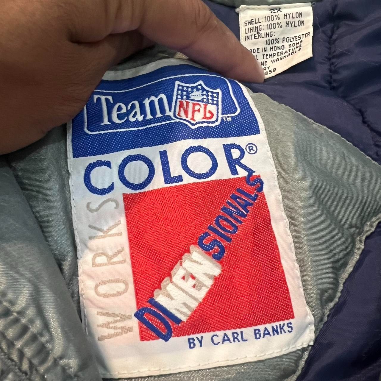 NFL × Vintage Vintage 90s Dallas Cowboys Team NFL Puffer Jacket Size US XXL / EU 58 / 5 - 3 Thumbnail