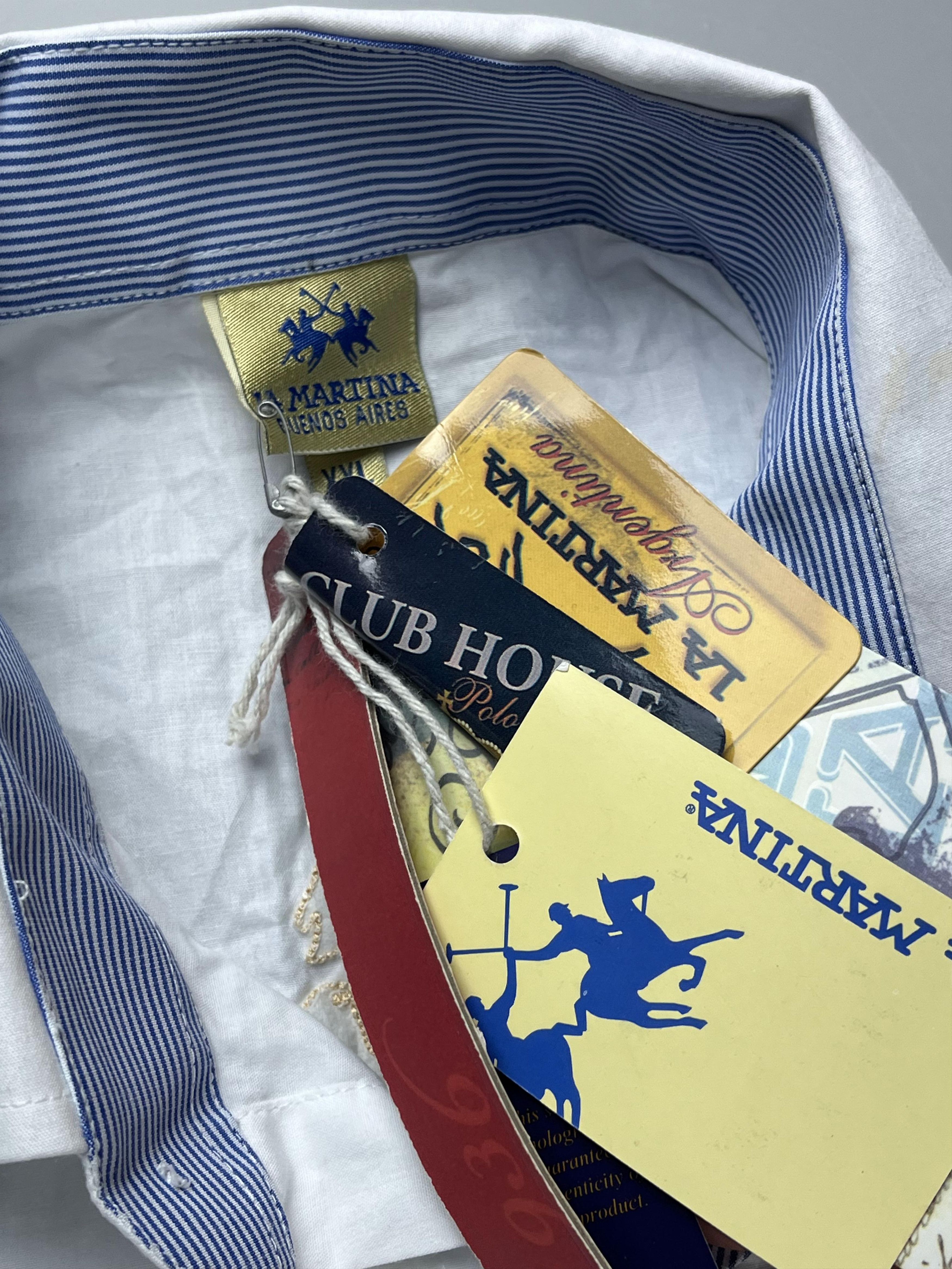 La Martina × Vintage La Martina Vintage Shirt Size US L / EU 52-54 / 3 - 6 Thumbnail