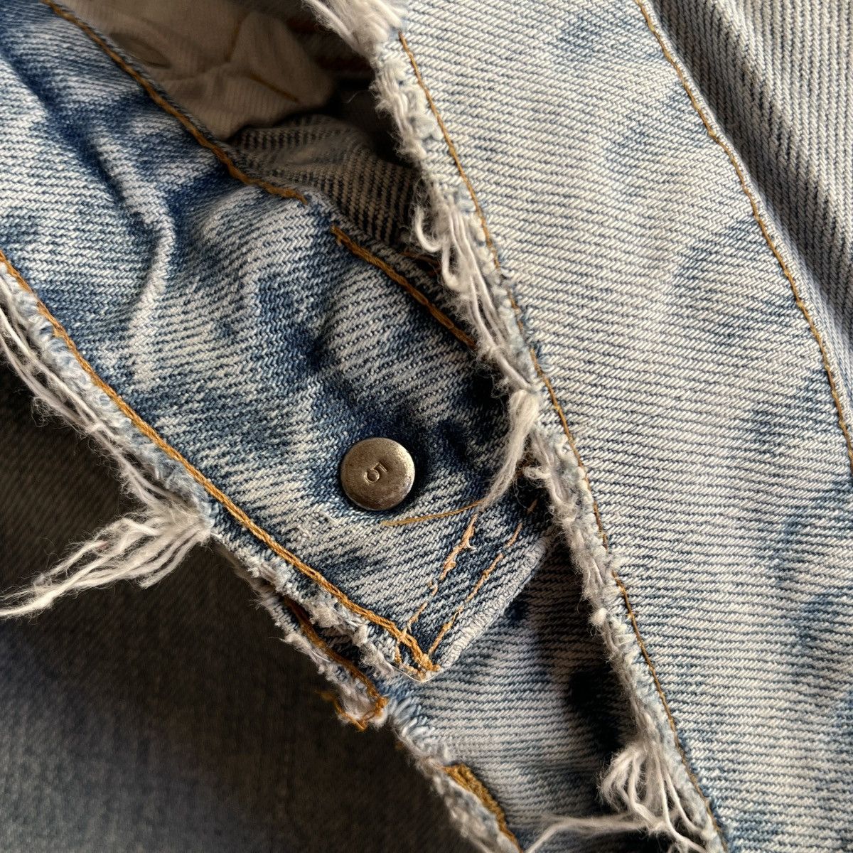 Levi's Vintage Clothing 70s Levis 5 code talon zip jeans Size US 29 - 5 Thumbnail