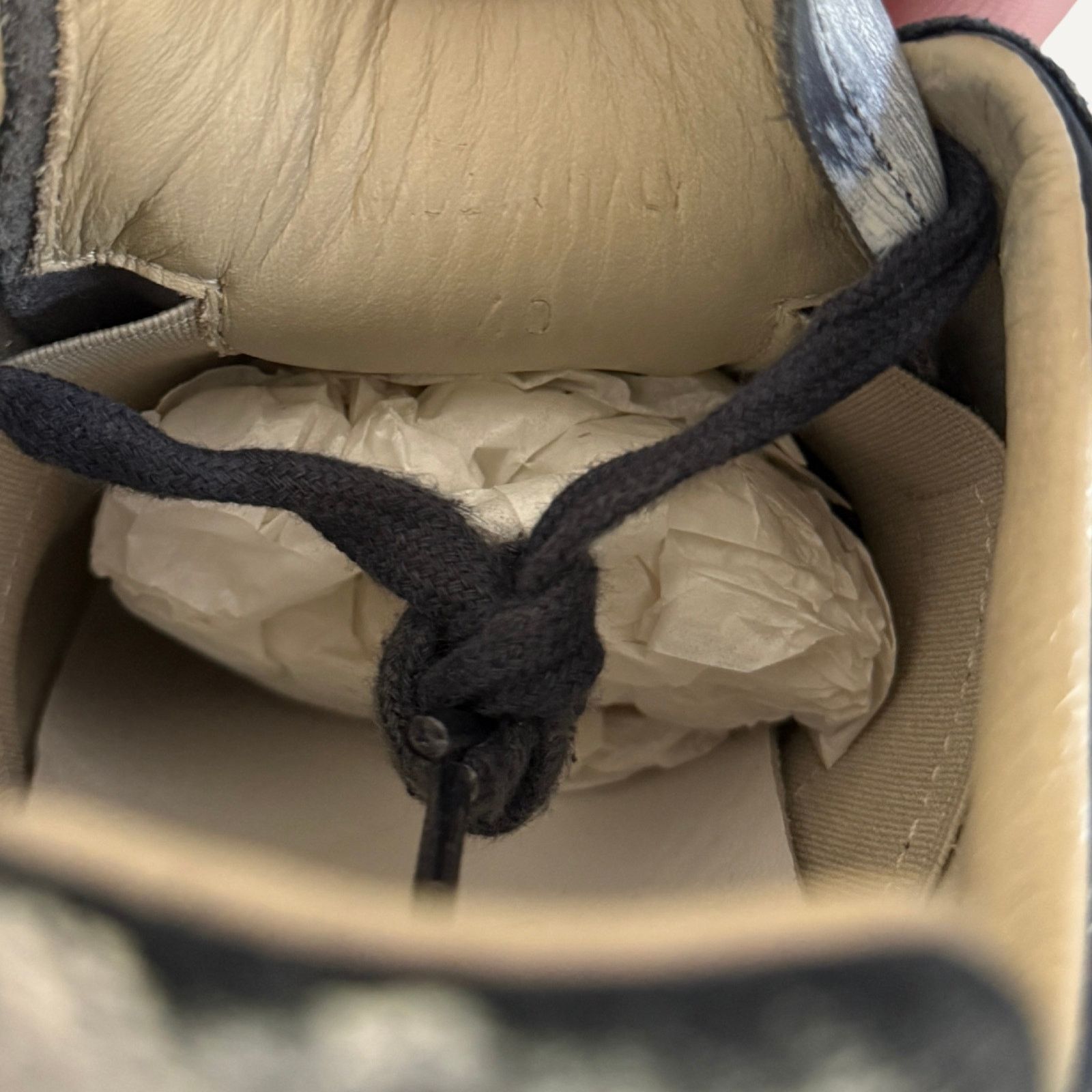 Maison Margiela Size 7US - Maison Margiela Mens Painted GAT Replica Trainer Size US 7 / EU 40 - 7 Thumbnail
