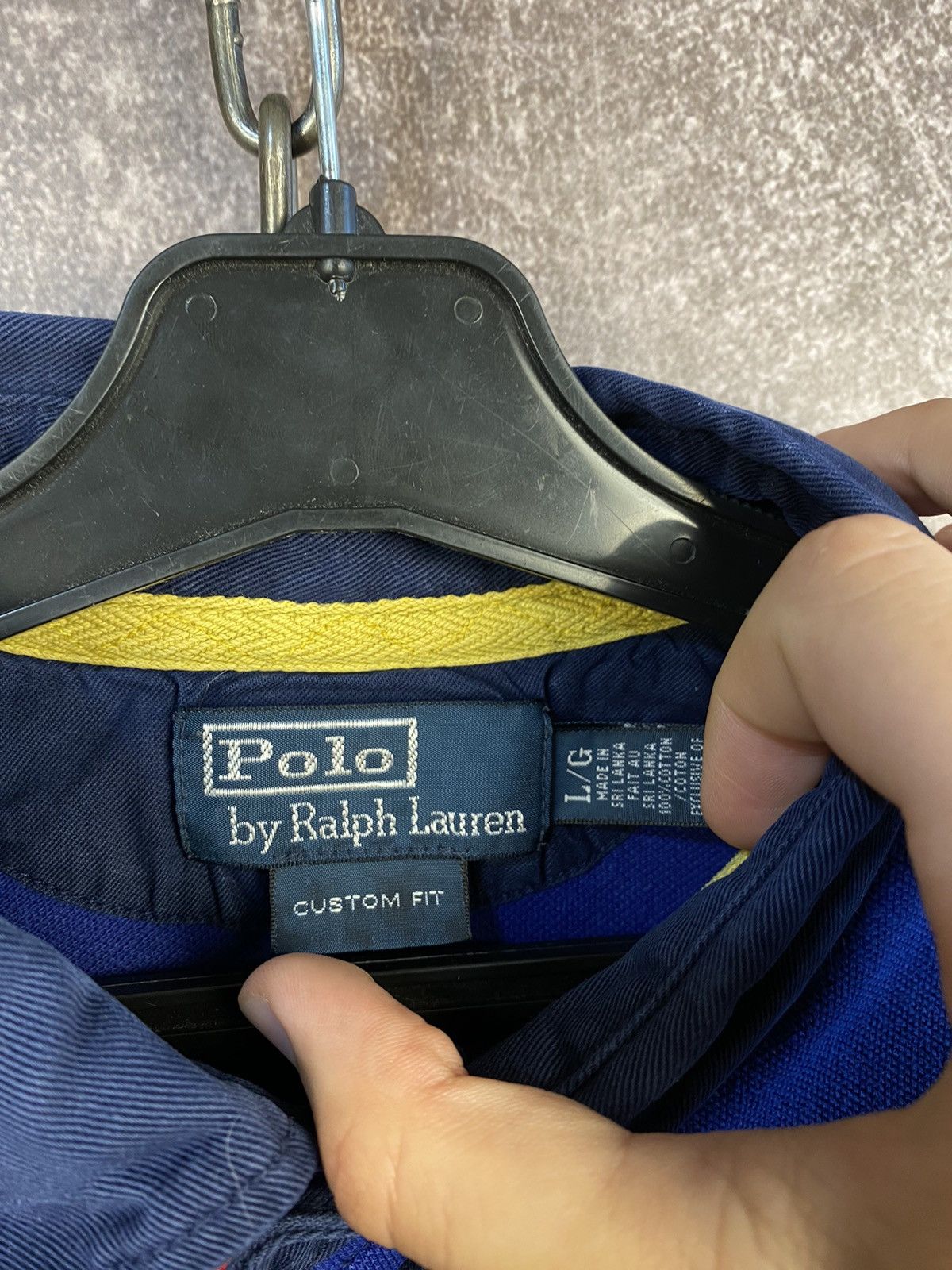 Polo Ralph Lauren Vintage Polo Ralph Lauren polo shirt 90s rare Size US L / EU 52-54 / 3 - 4 Thumbnail