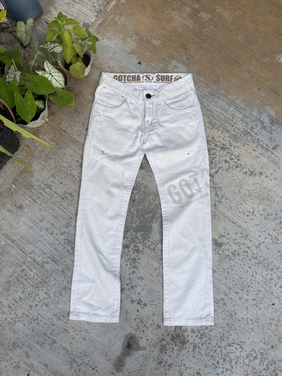 image of Steals Gotcha Surf Denim Pants in White, Men's (Size 29)