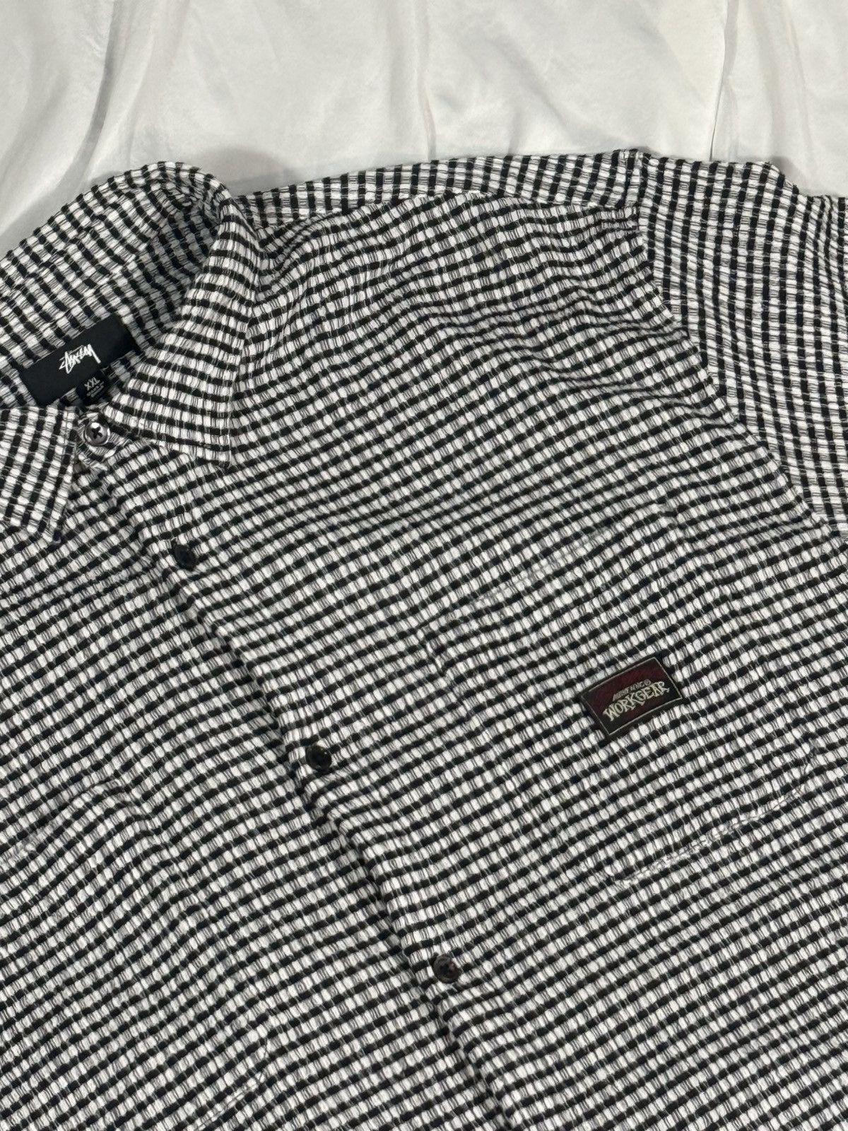 Stussy Wrinkly Gingham SS Shirt Size US XL / EU 56 / 4 - 2 Thumbnail
