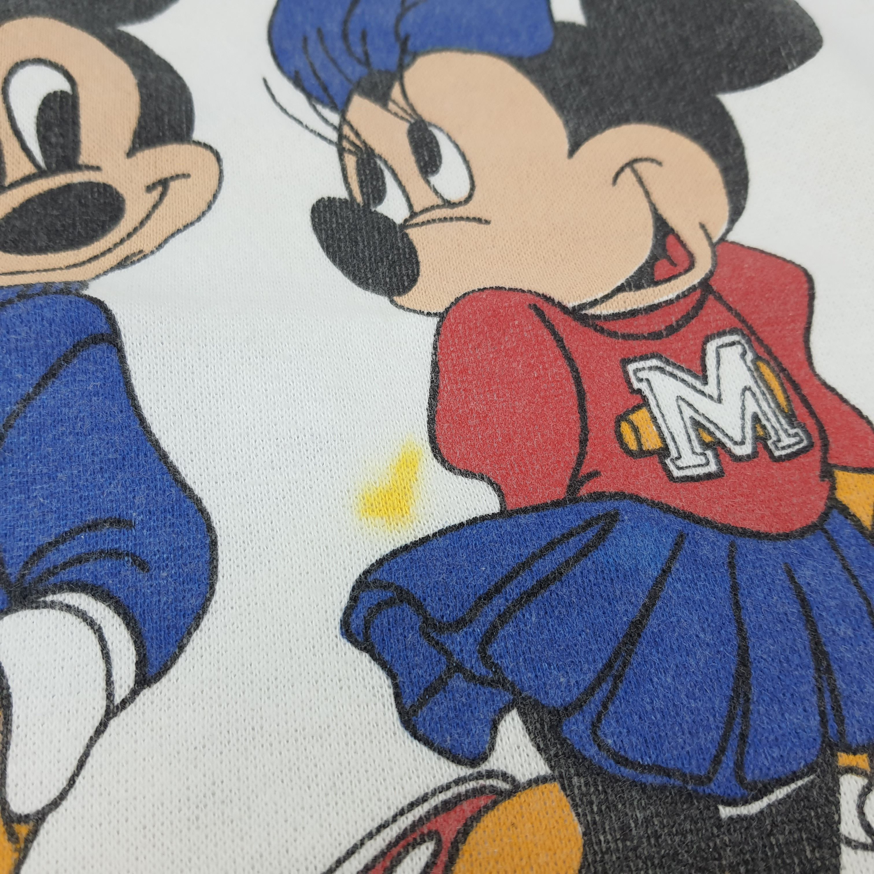 Disney Vintage Disney Mickey Mouse Mirror Print Sweatshirt C243N3 Size US M / EU 48-50 / 2 - 8 Thumbnail