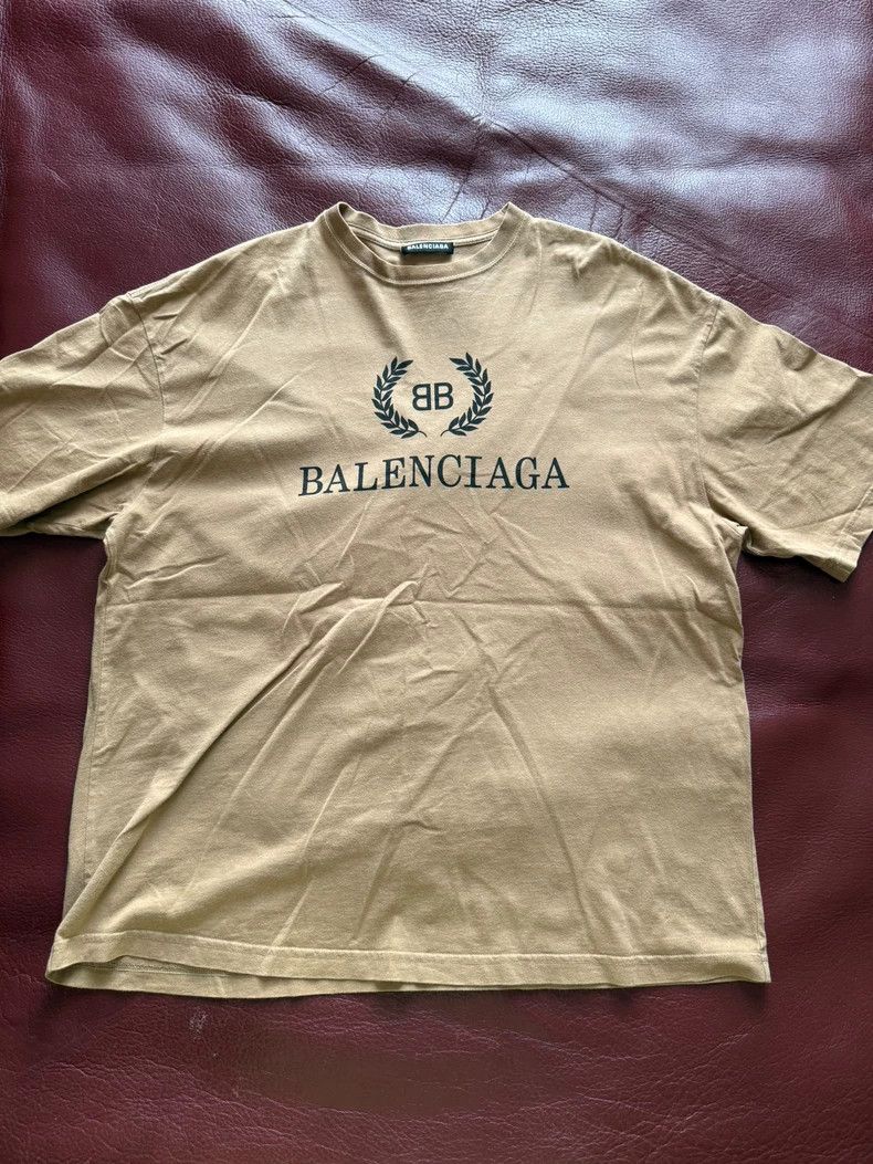 Balenciaga Balenciaga Khaki wheat-ear short sleeves Size US L / EU 52-54 / 3 - 2 Thumbnail