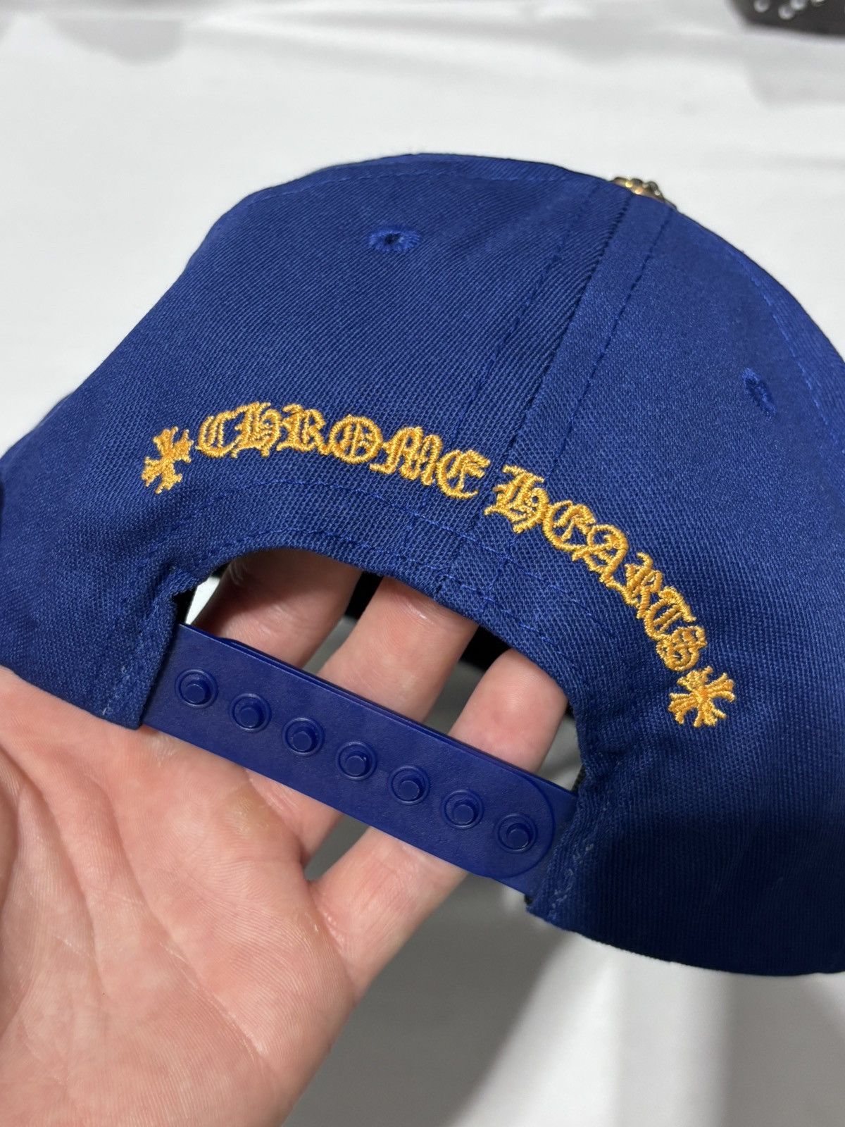Chrome Hearts Chrome Hearts CH Baseball Blue Hat Size ONE SIZE - 5 Thumbnail