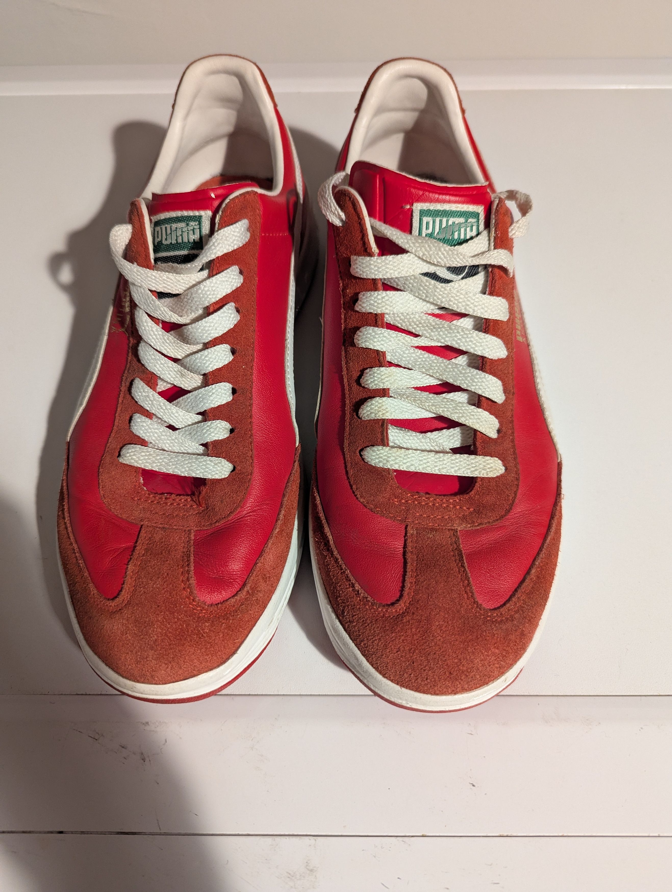 Puma Vintage Puma Argentina Trainers - Rare Red/White Size US 9 / EU 42 - 1 Thumbnail
