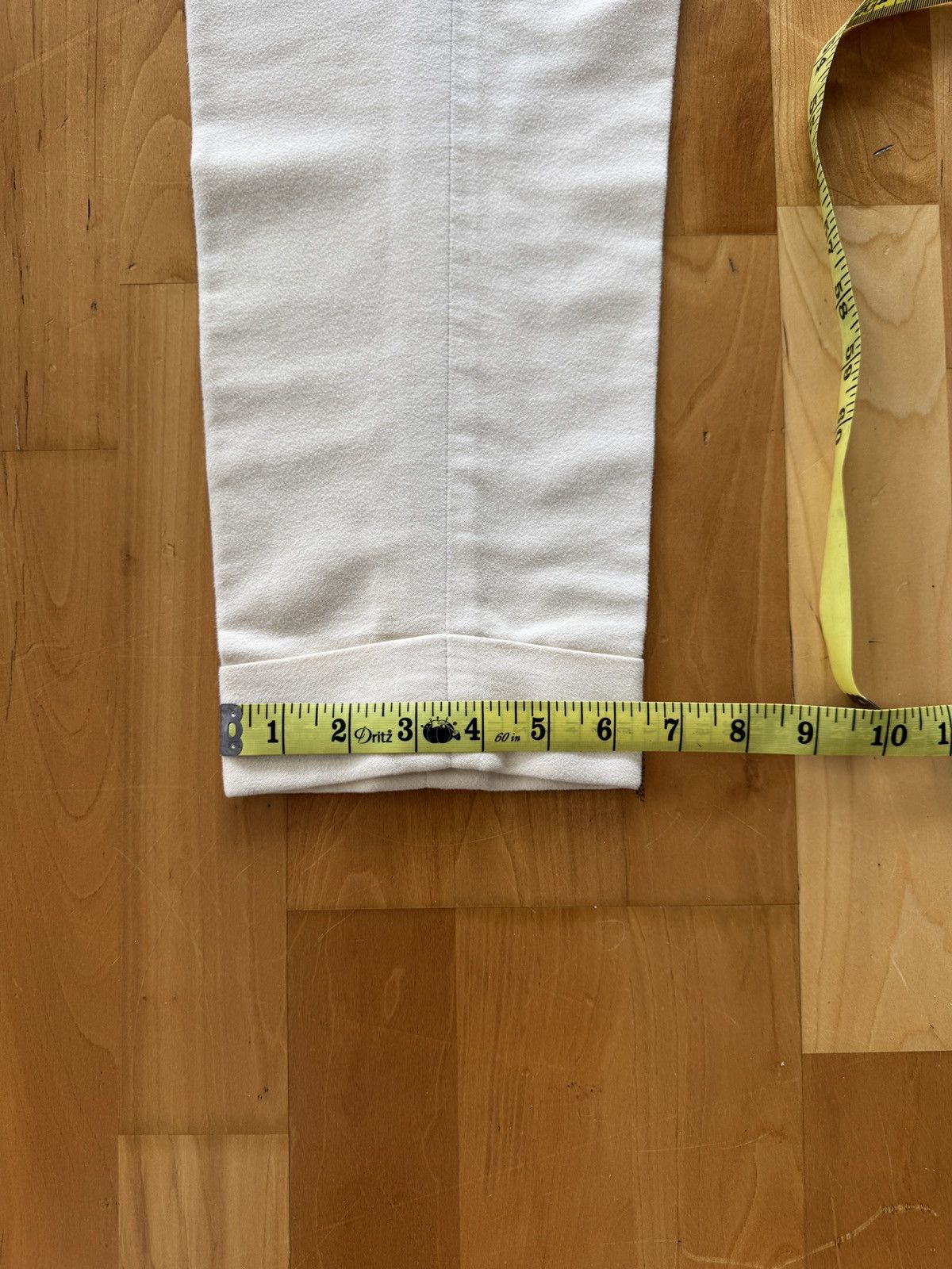 Suitsupply Suitsupply Cream Flannel Trousers Size 30 Size 36R - 5 Thumbnail