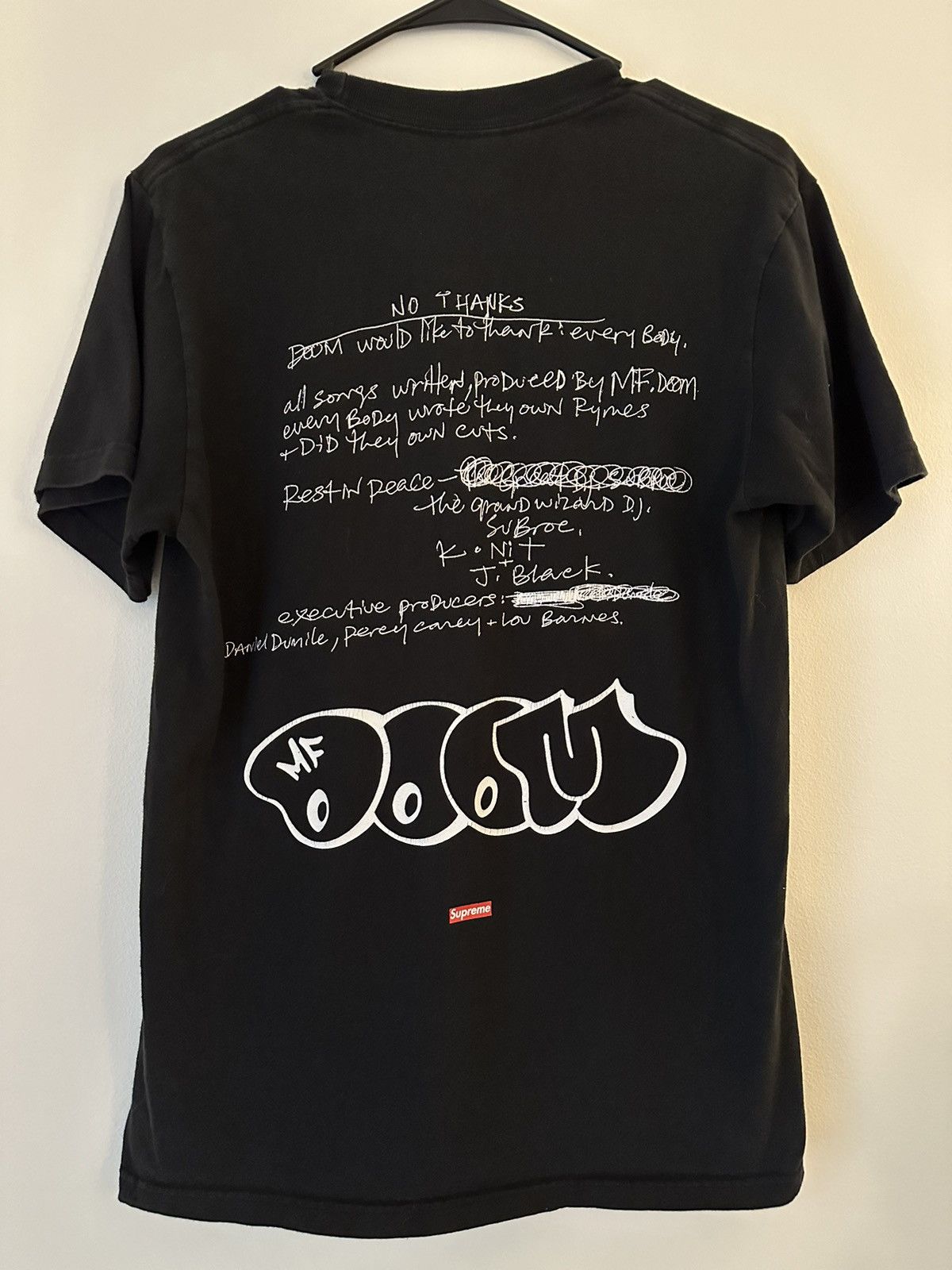 Supreme Supreme MF Doom Tee Size US S / EU 44-46 / 1 - 3 Thumbnail