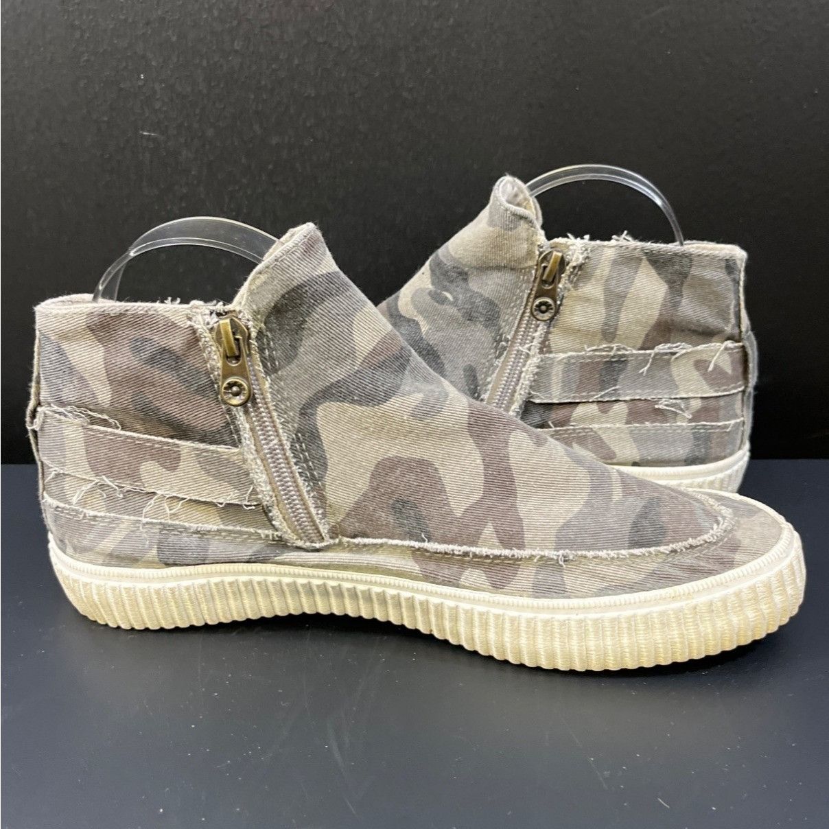 Other Blowfish Malibu Women's Grey Camo Shoes/Sneakers Sz 8M SKU 5 Size US 8 / IT 38 - 3 Thumbnail