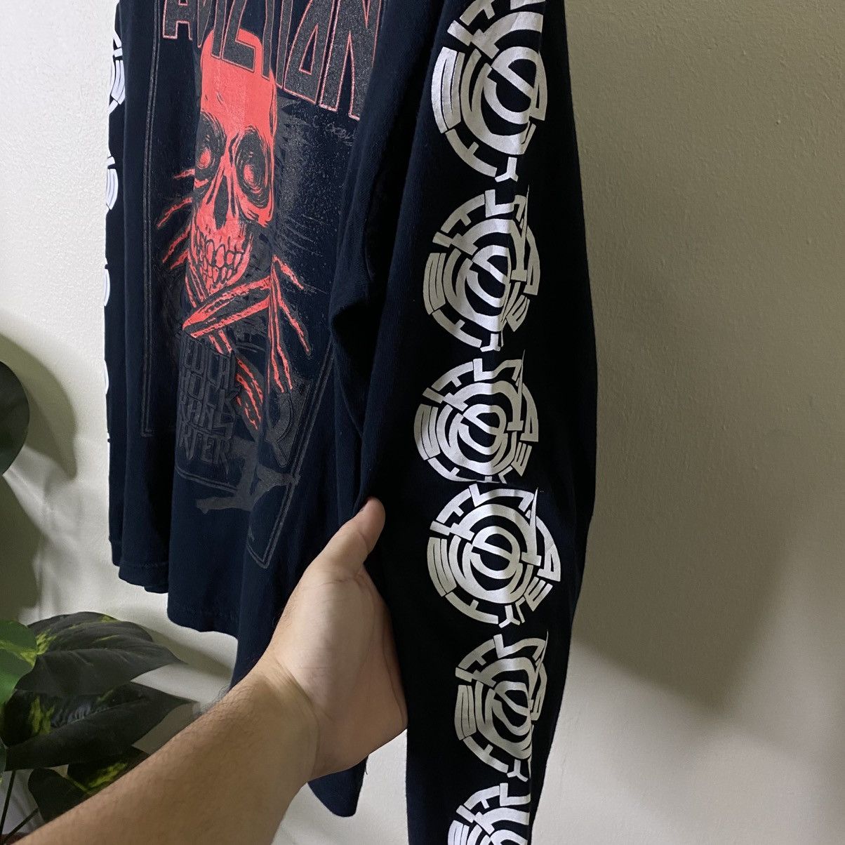 Hex Antistyle Psykick Entry Skulls Addiction Cyber Gothic Punk LS T Shirt Size US M / EU 48-50 / 2 - 4 Thumbnail