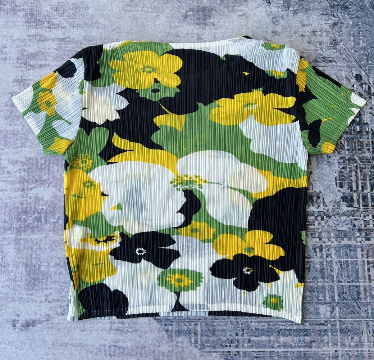 Issey Miyake Issey Miyake Pleats Please Full Pattern Flowers Size S / US 4 / IT 40 - 3 Thumbnail