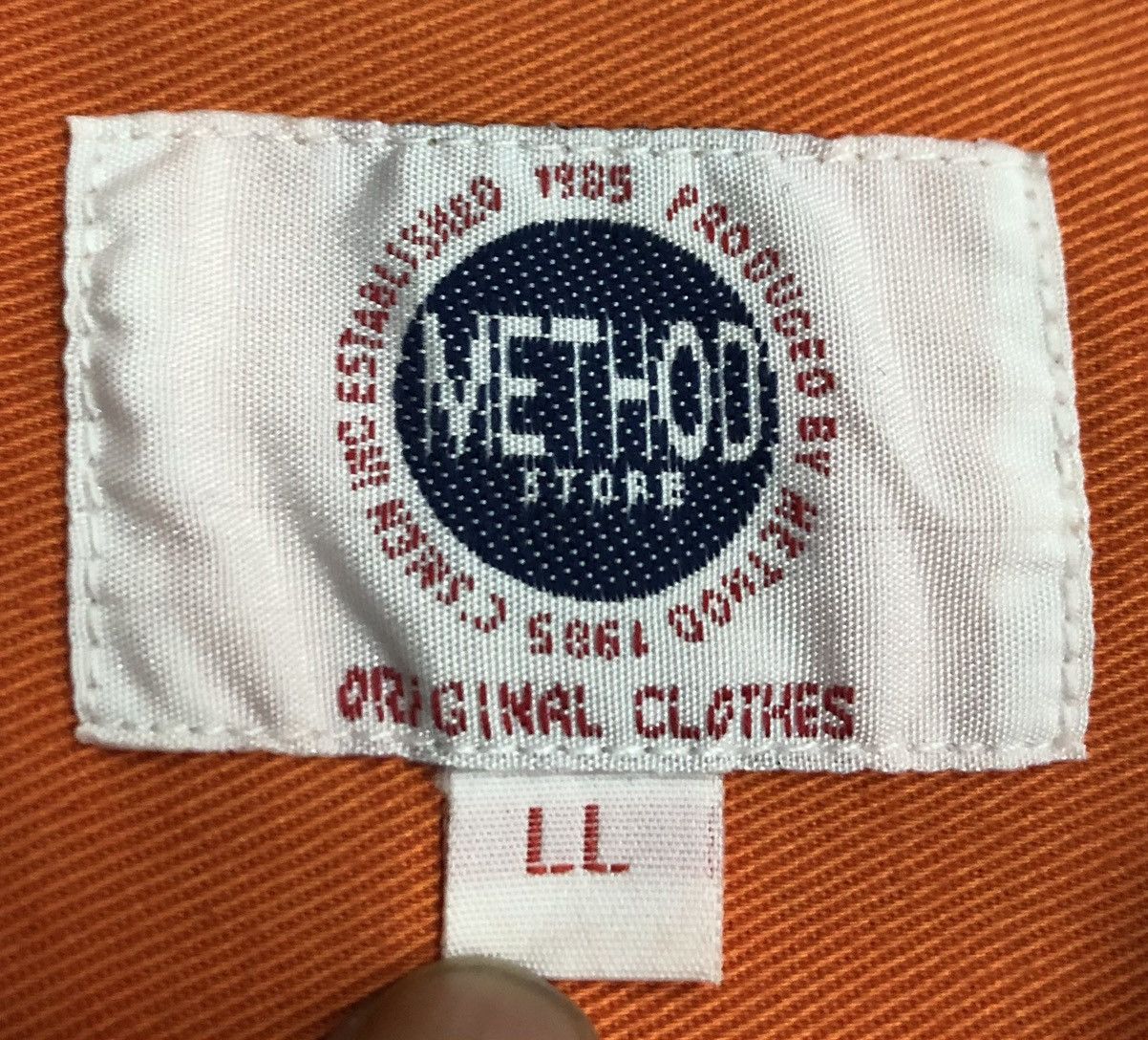 Vintage Vintage Method Store Original Clothes Shirt Button Up Size US XL / EU 56 / 4 - 13 Thumbnail