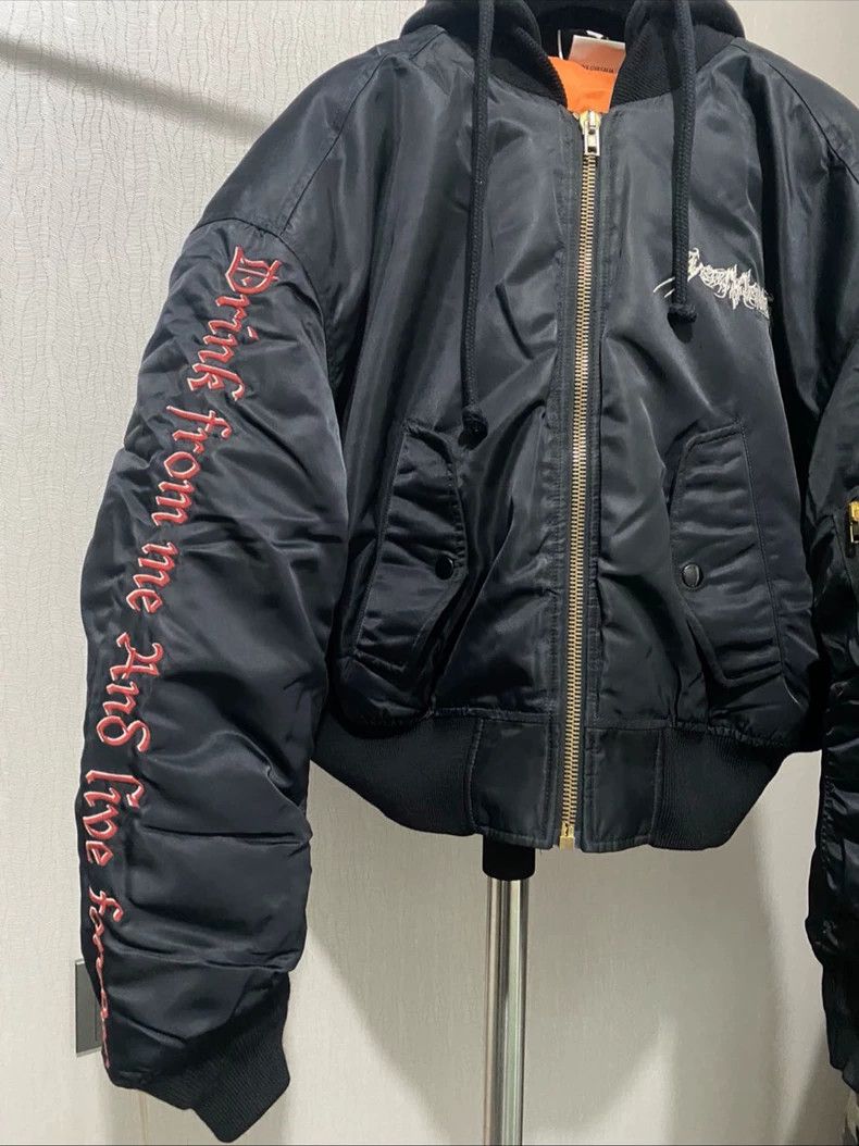 Vetements Vetements 17AW Archive Five-Star Bomber Hooded Fleece Jack Size US S / EU 44-46 / 1 - 3 Thumbnail