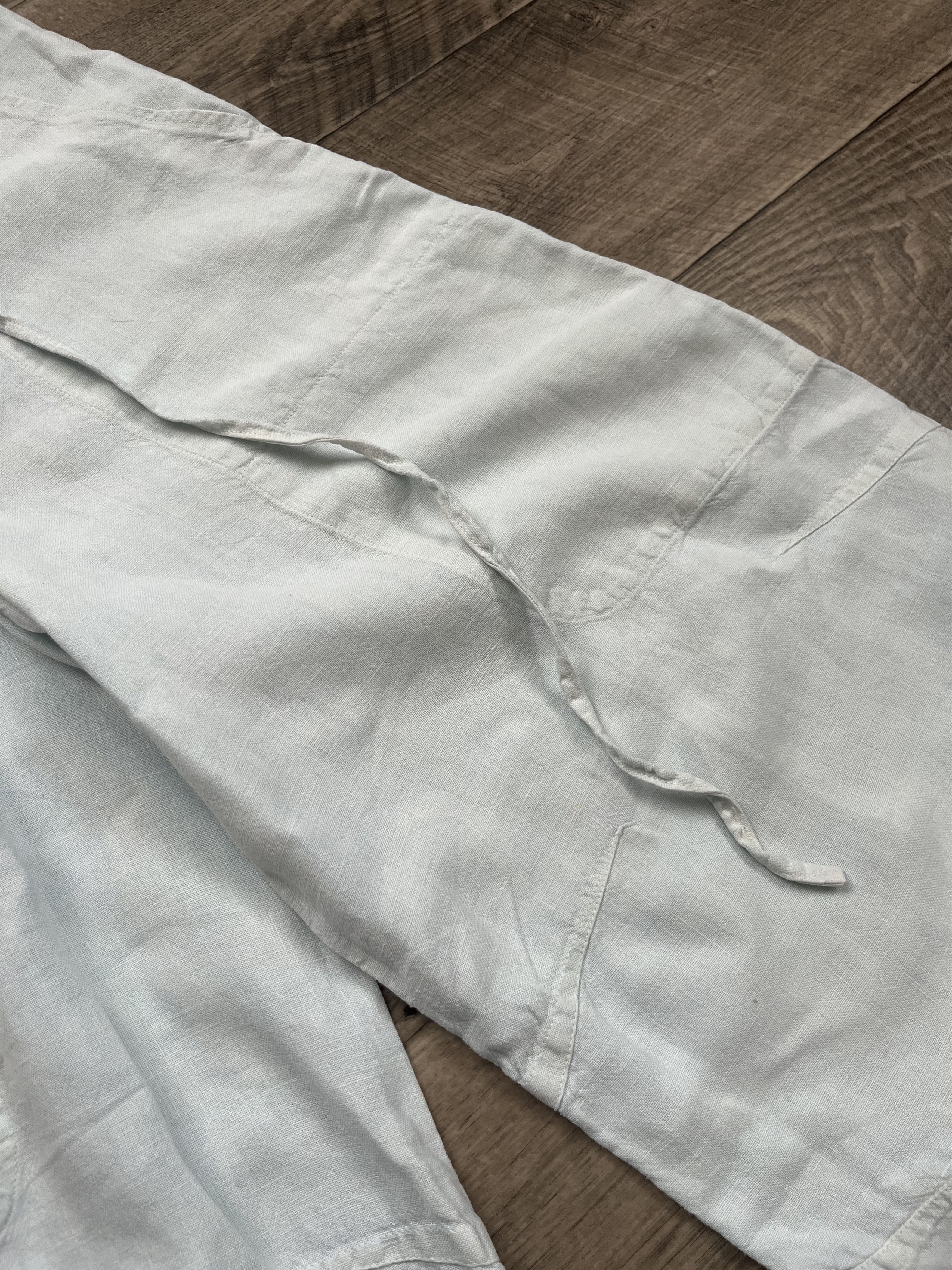 OSKA Oska Lagenlook Linen Balloon Pants Boxy Shirt Jacket S-M Size 30" / US 8 / IT 44 - 14 Thumbnail