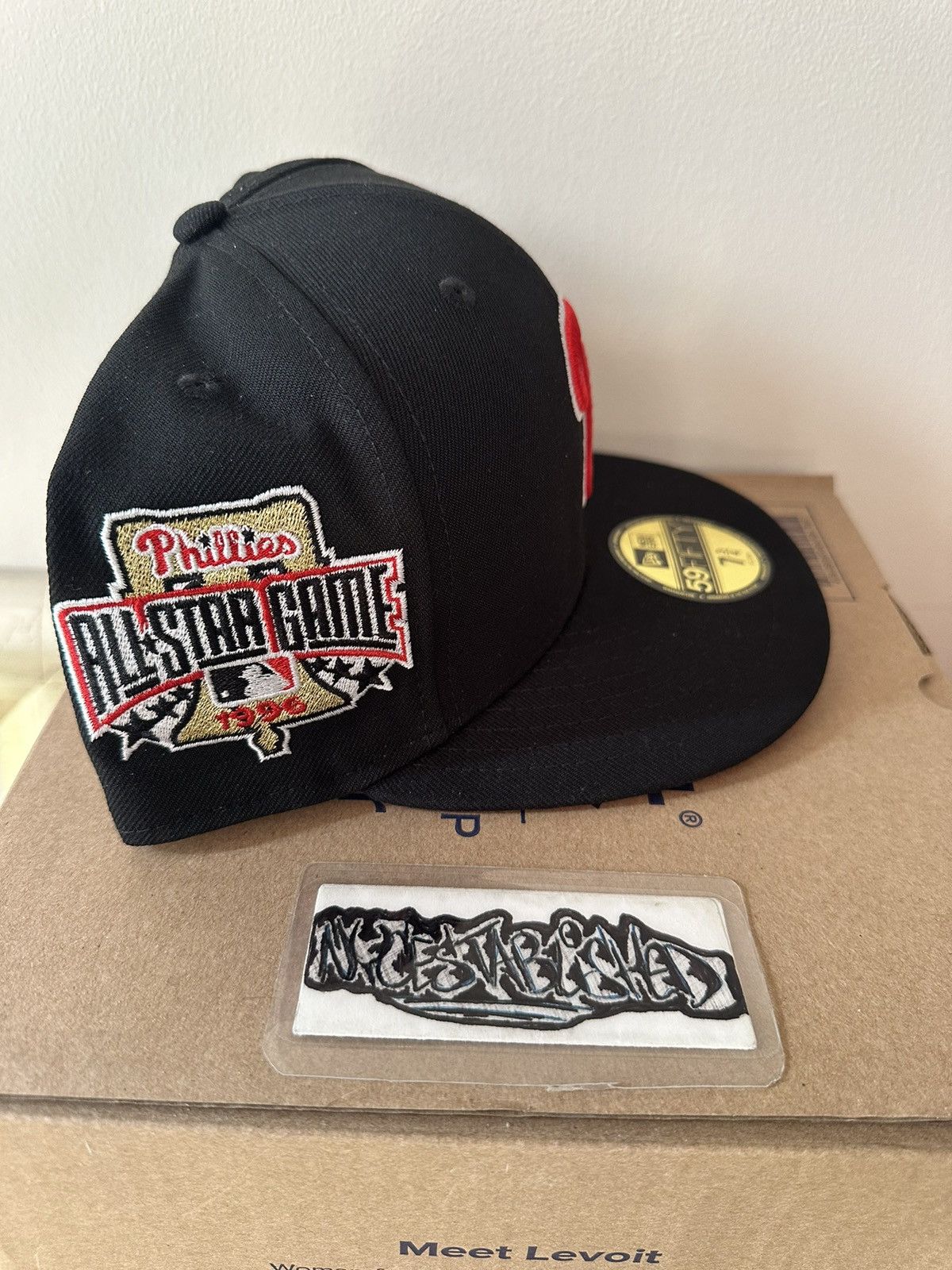 New Era Philadelphia Phillies 1996 All Star Game Fitted Size 7 3/4 Size 34 - 2 Thumbnail