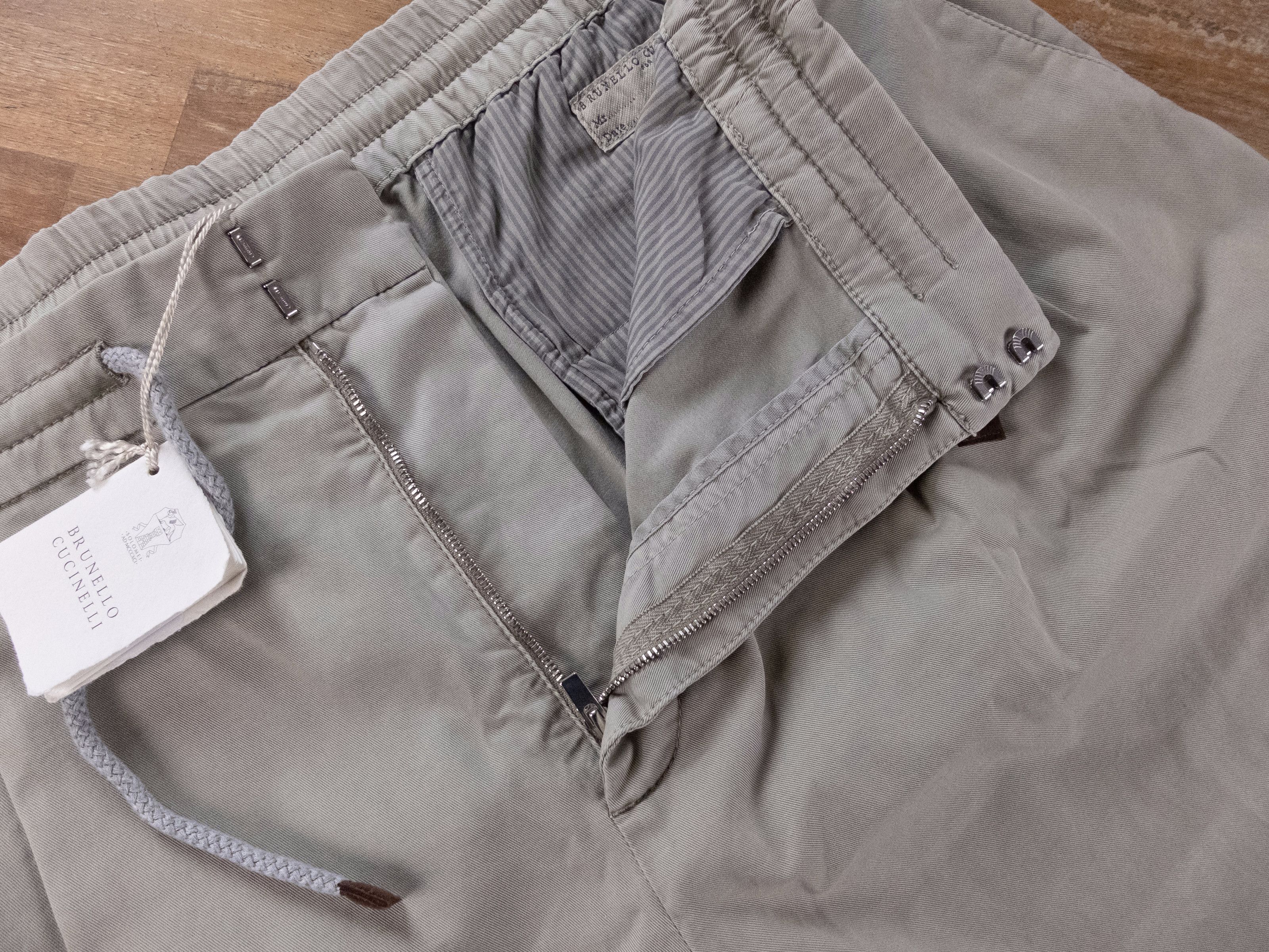 Brunello Cucinelli BRUNELLO CUCINELLI light green cotton bermuda shorts 40 56 Size US 40 / EU 56 - 6 Thumbnail