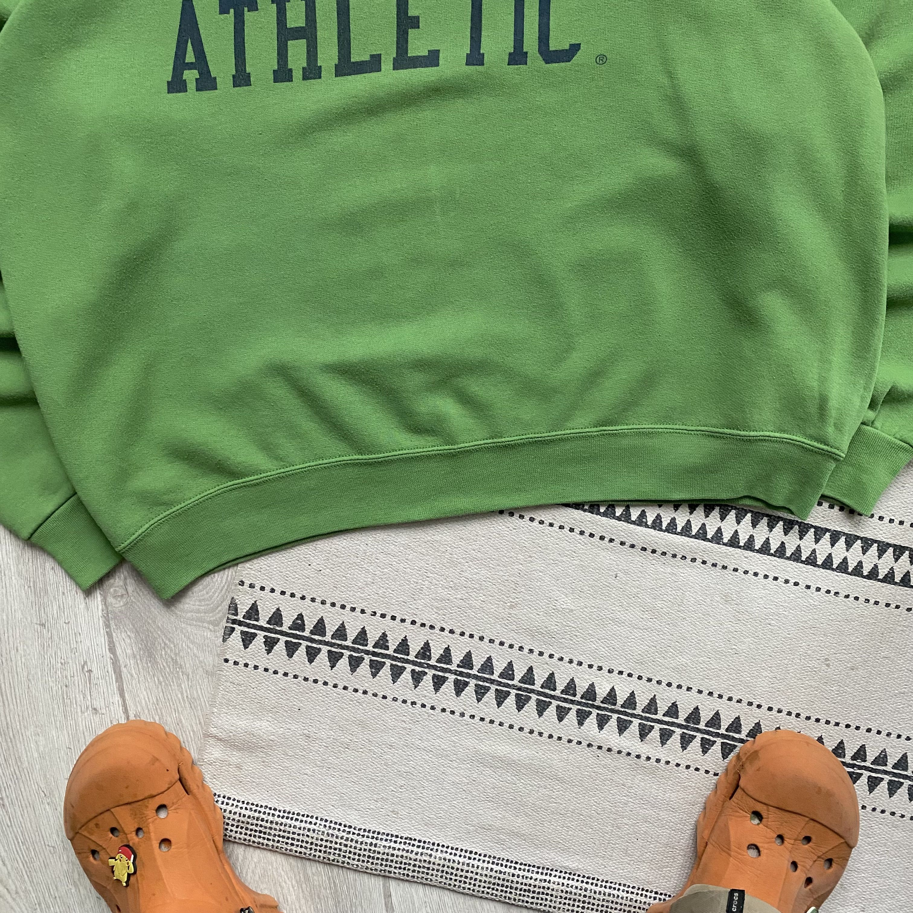 Russell Athletic 🍏 Vintage 90s RUSSELL ATHLETIC boxy sweatshirt Size US L / EU 52-54 / 3 - 3 Thumbnail