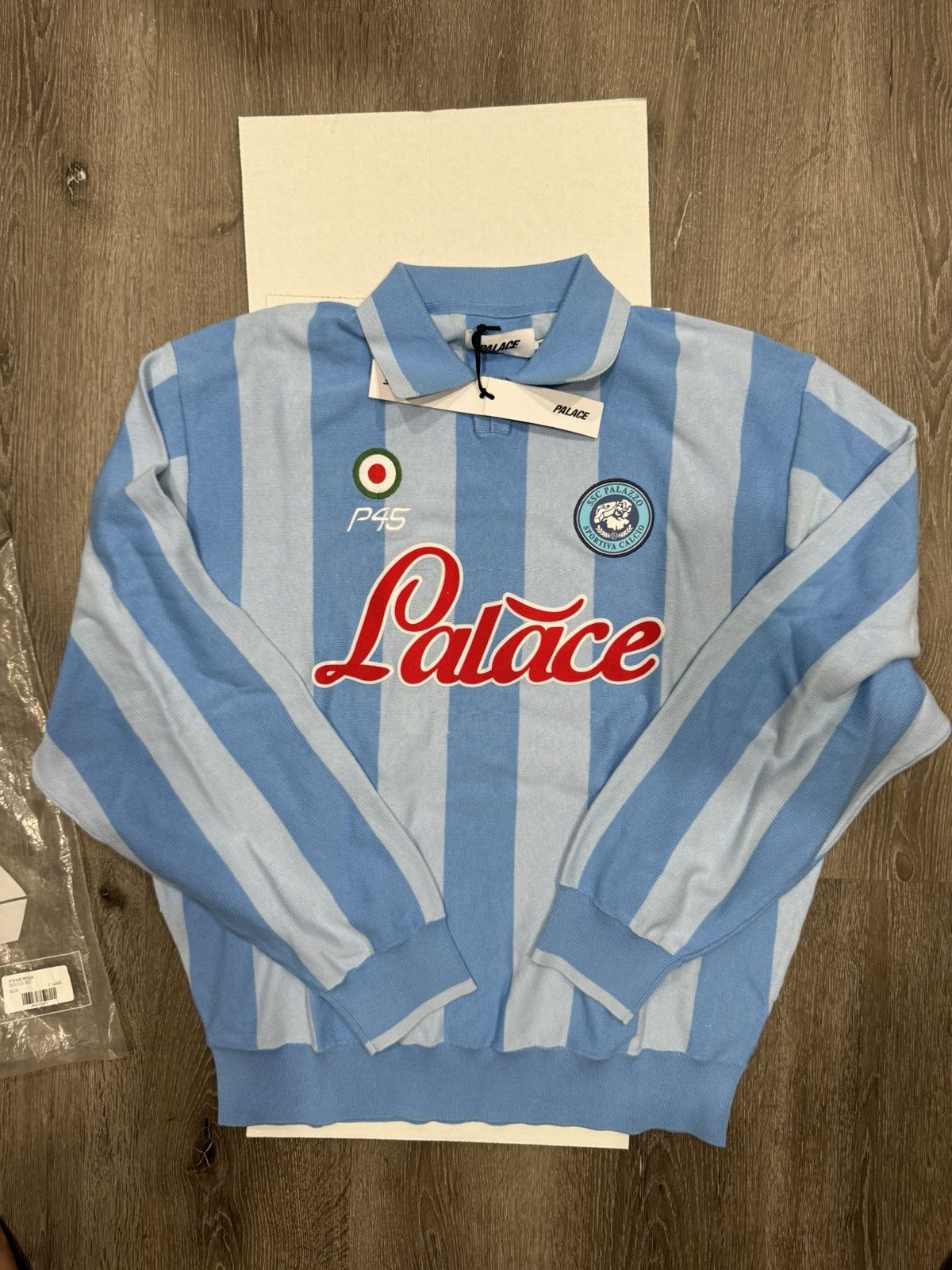 Palace Palace Vesuvio Knit Blue Size Extra Large | Grailed