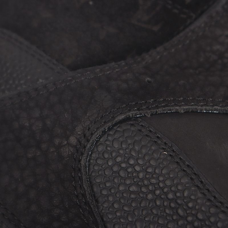 Louis Vuitton Louis Vuitton Black Suede High-Top Sneakers - Size US 6.5 / EU 39-40 - 6 Thumbnail