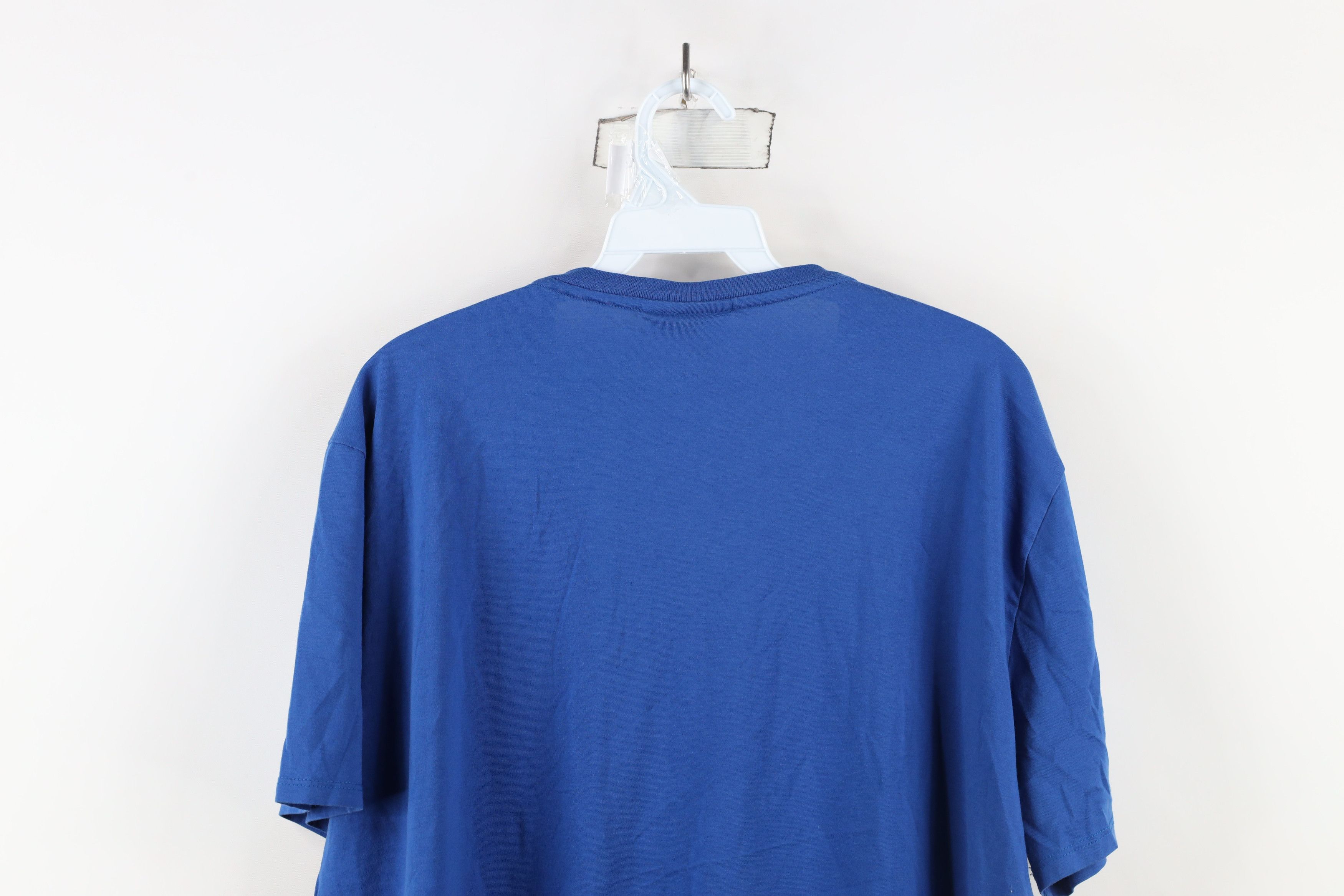 Lacoste × Vintage Lacoste Logo Pima Cotton Short Sleeve V-Neck T-Shirt Blue Size US XXL / EU 58 / 5 - 8 Thumbnail