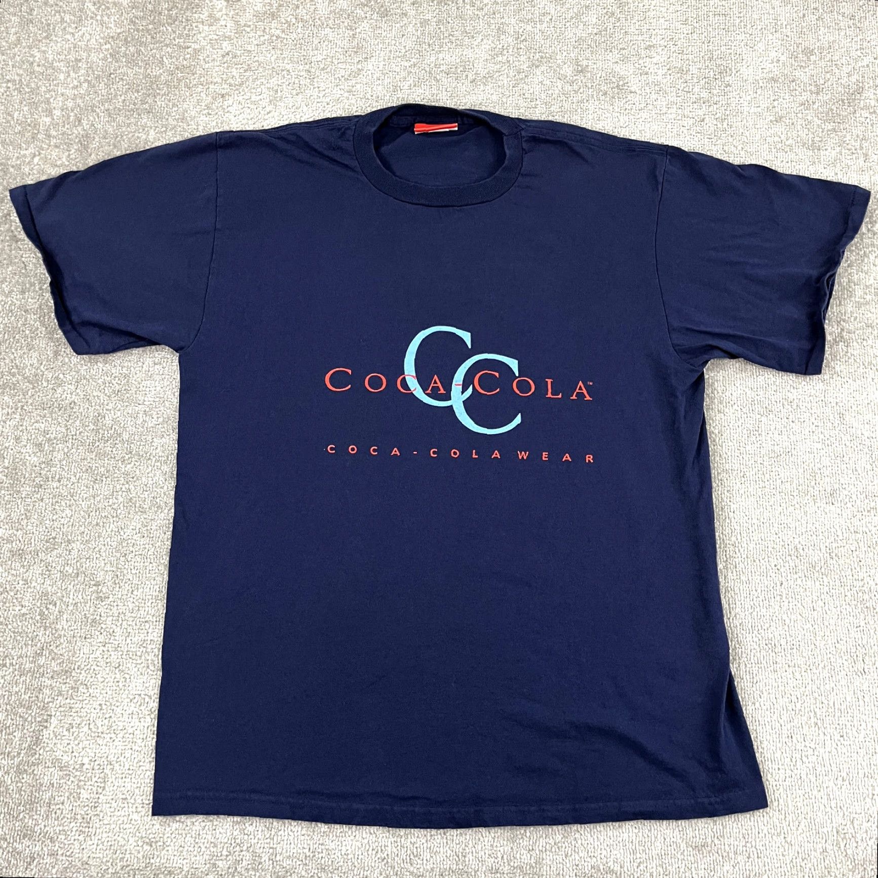 Vintage VINTAGE Coca-Cola Shirt Mens XL Blue Polar Bear Large AOP Graphic Tee 90s 1994 Size US XL / EU 56 / 4 - 3 Thumbnail